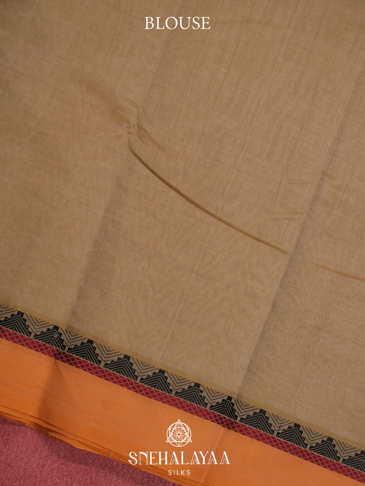 Beige Kanchi Silk Cotton Saree