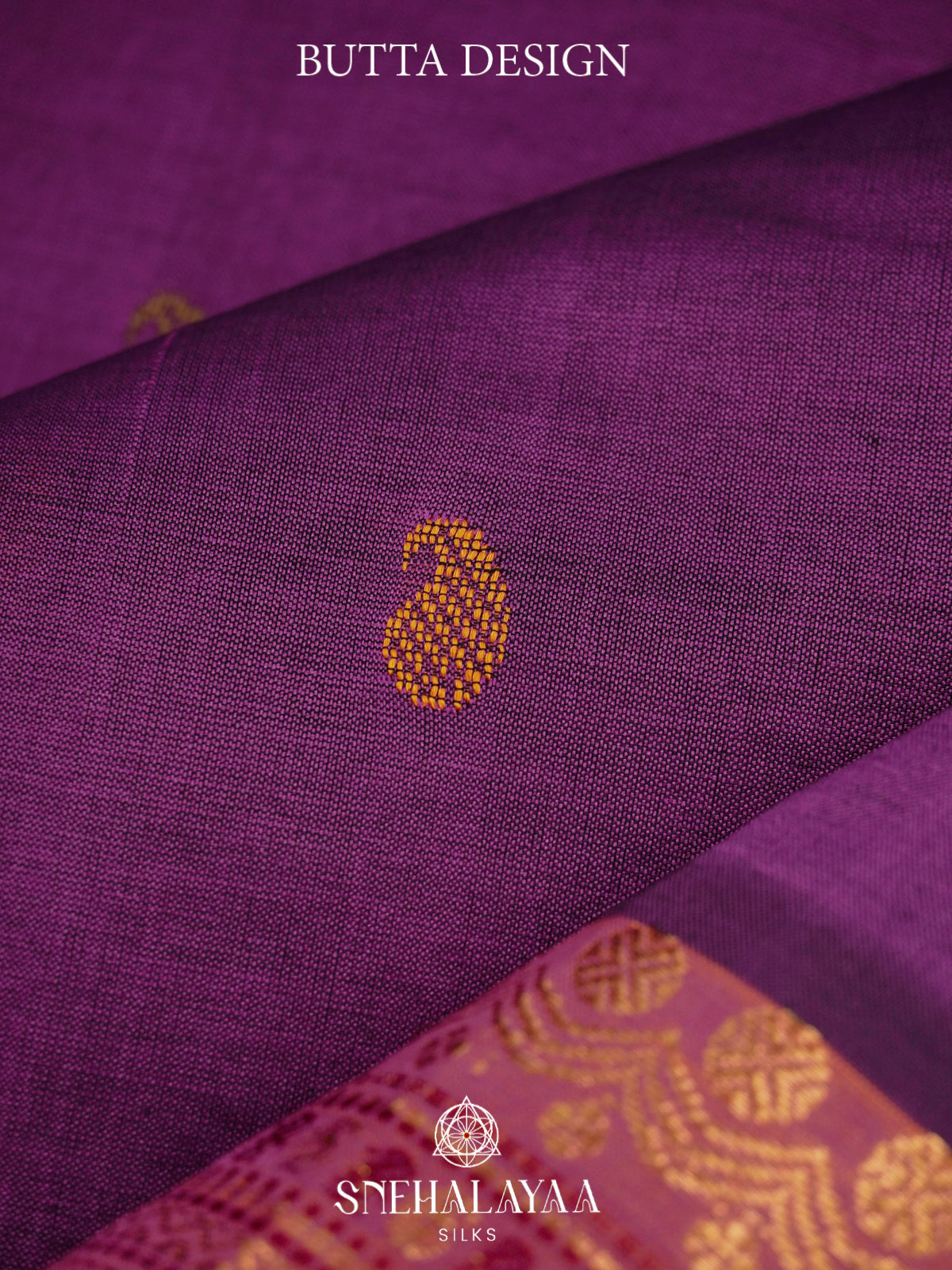 Purple Kanchi Silk Cotton Saree