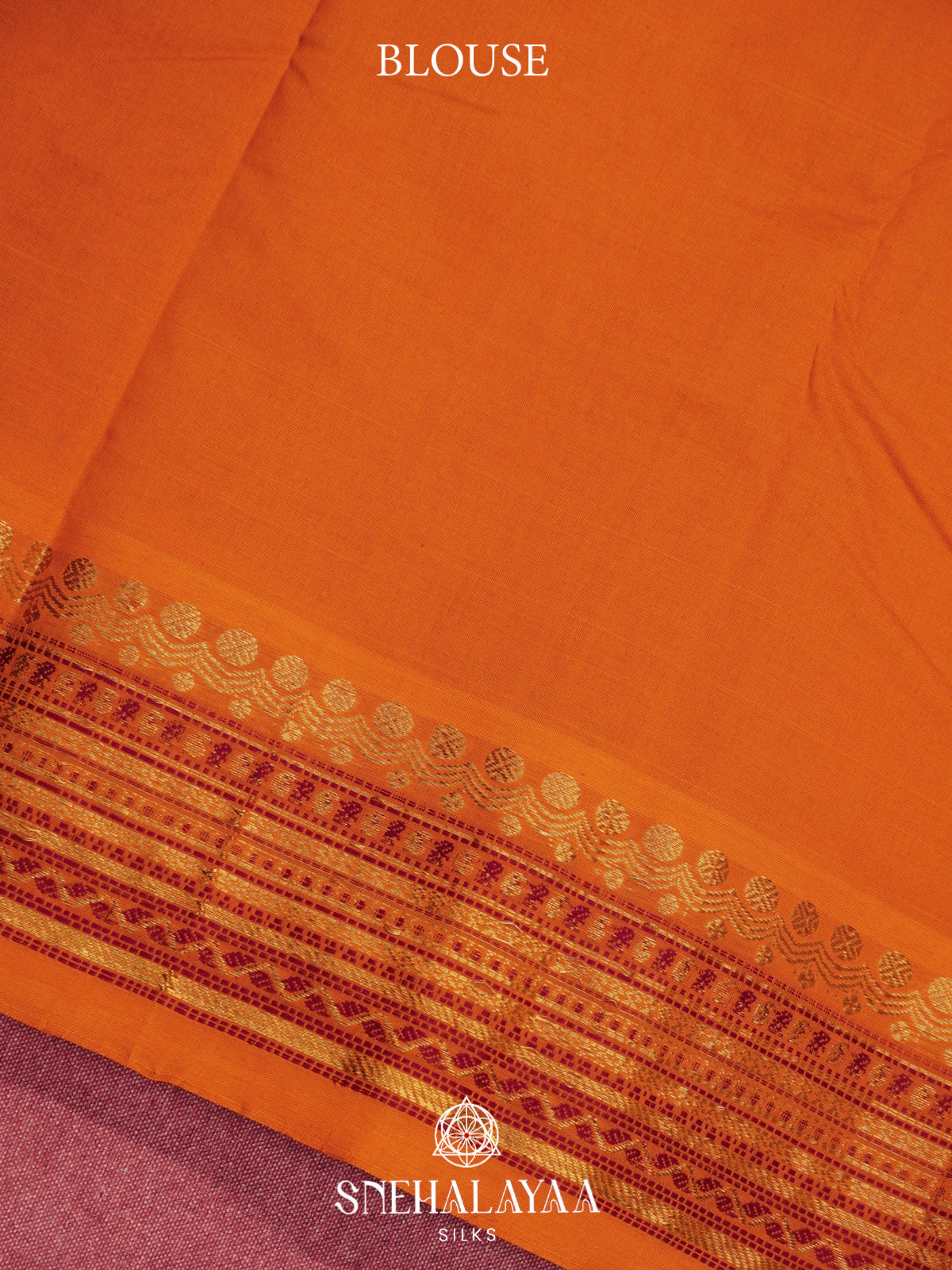 Purple Kanchi Silk Cotton Saree