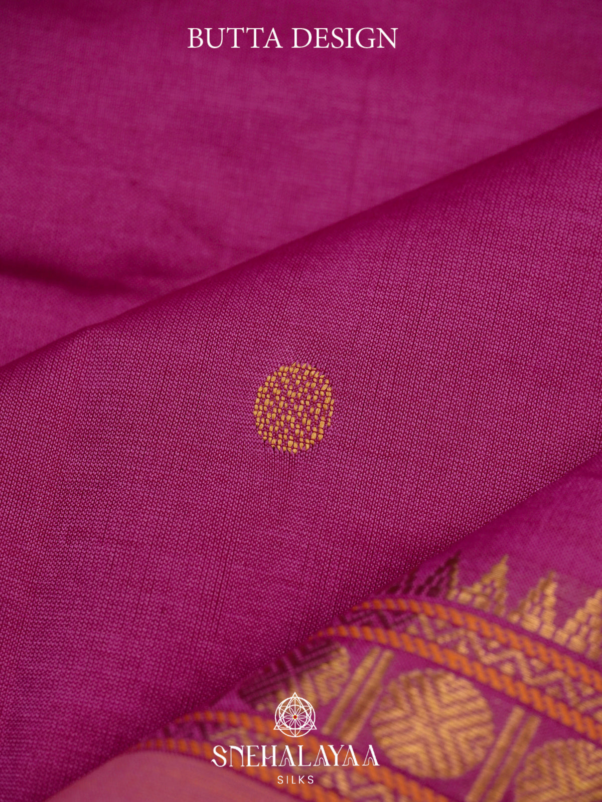 Magenta Kanchi Silk Cotton Saree