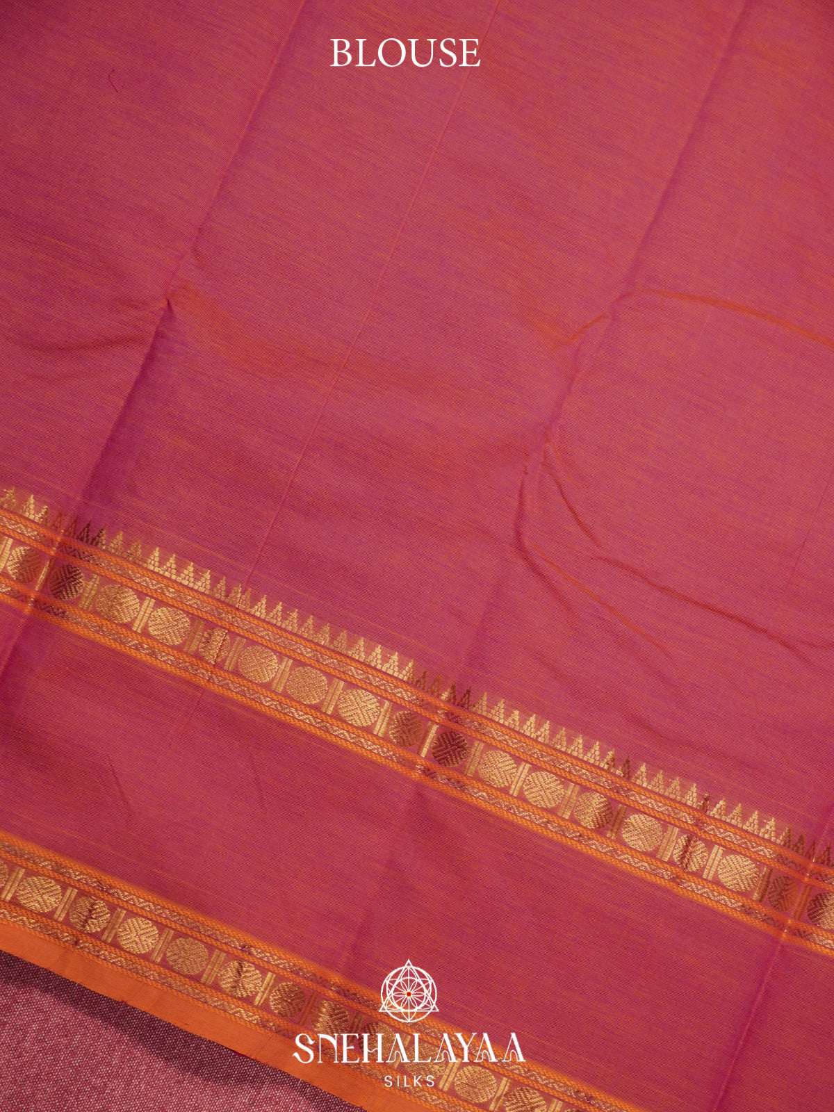 Magenta Kanchi Silk Cotton Saree