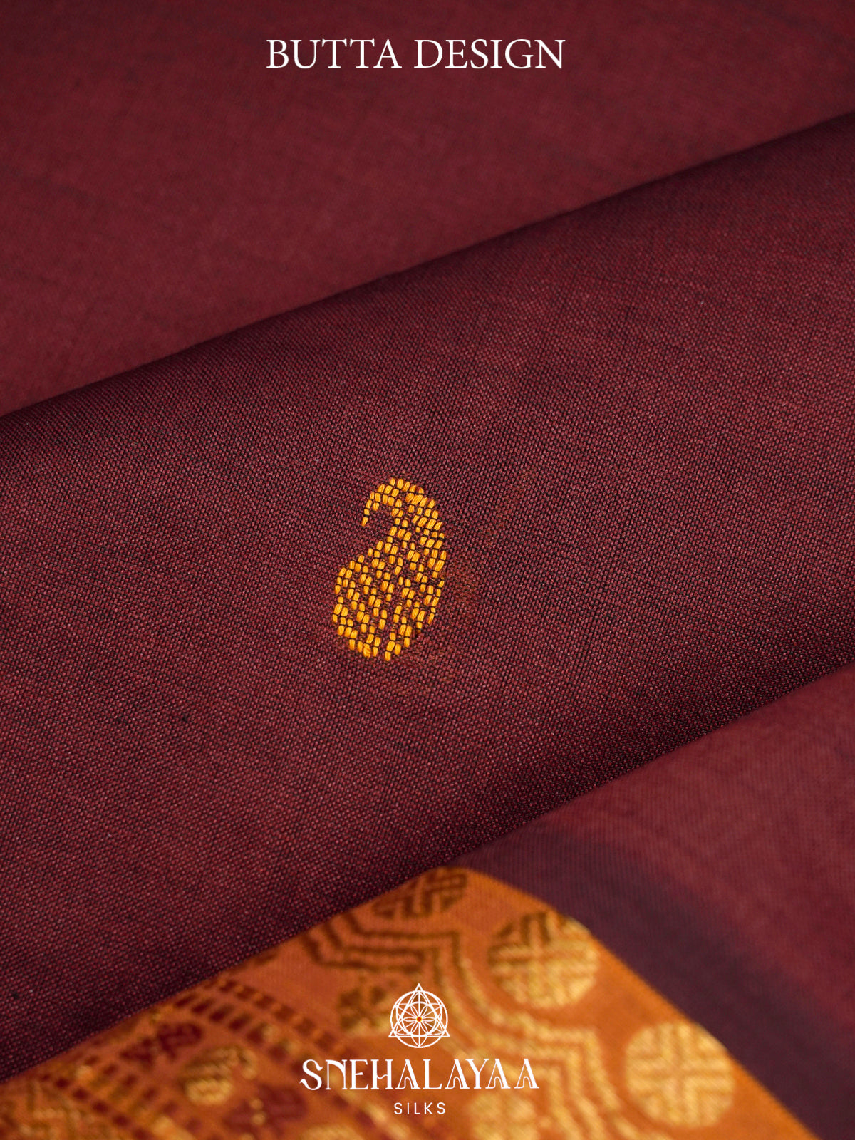 Burgundy Kanchi Silk Cotton Saree