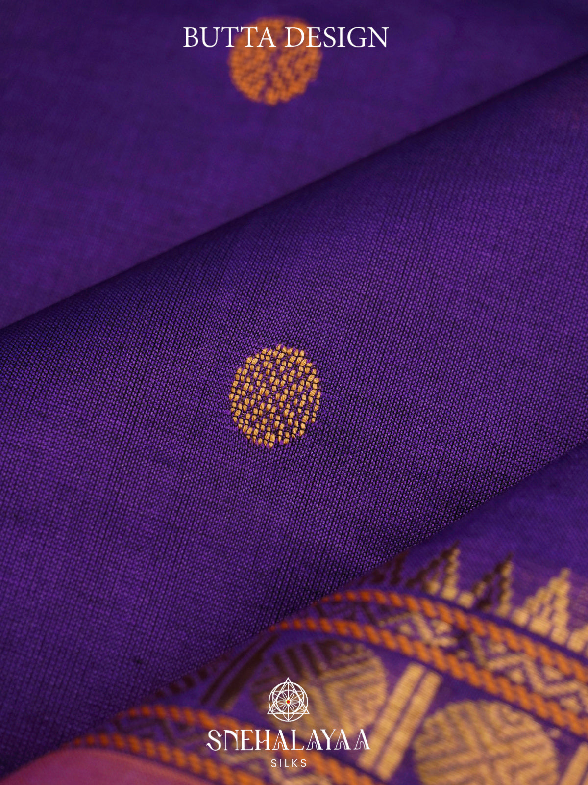 Royal Purple Kanchi Silk Cotton Saree