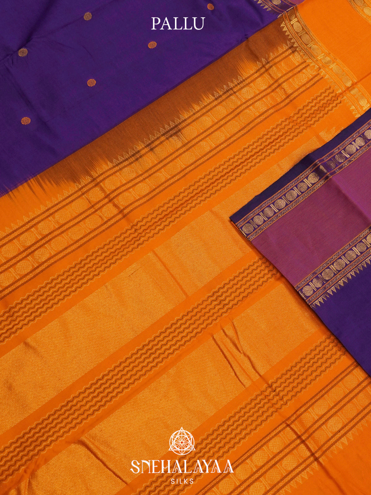 Royal Purple Kanchi Silk Cotton Saree