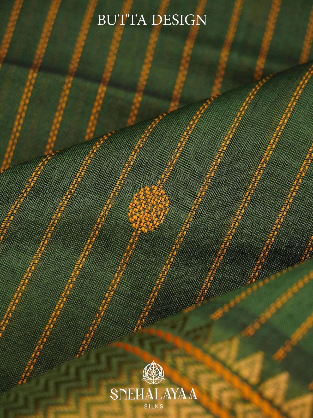 Bottle Green Kanchi Silk Cotton Saree