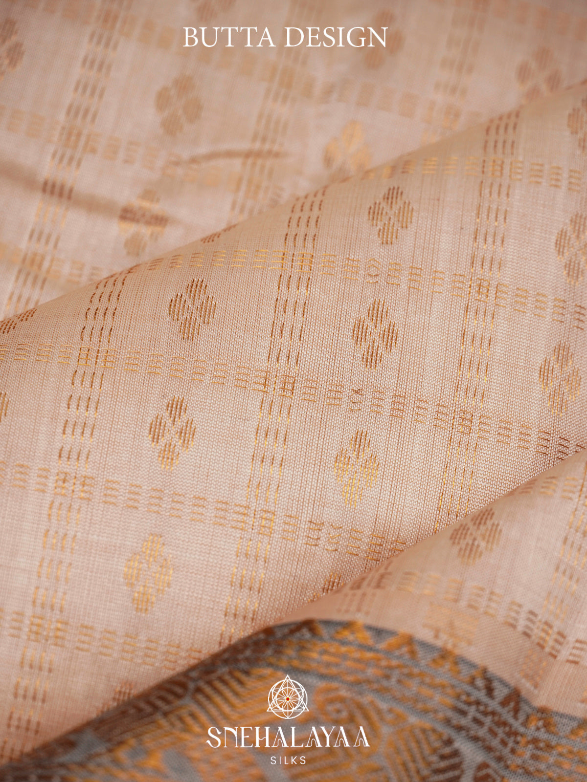 Cream Kanchi Silk Cotton Saree