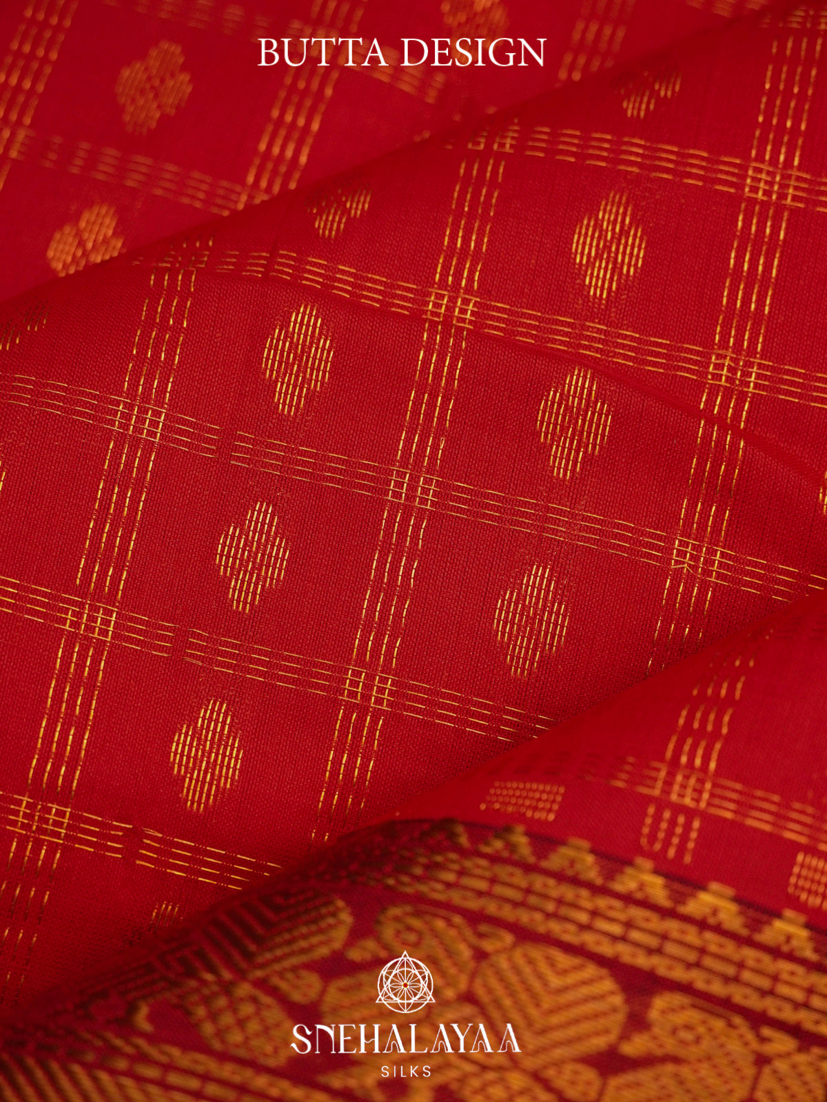 Red Kanchi Silk Cotton Saree
