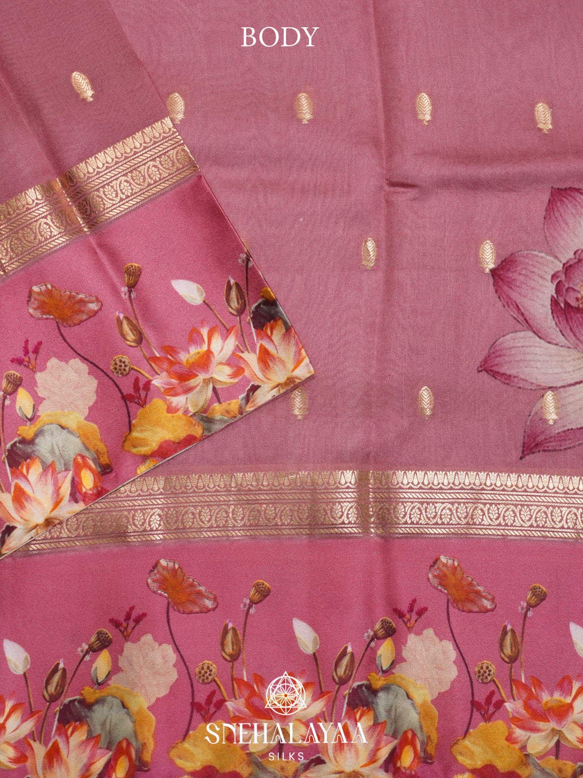Meganta Raw Silk Saree