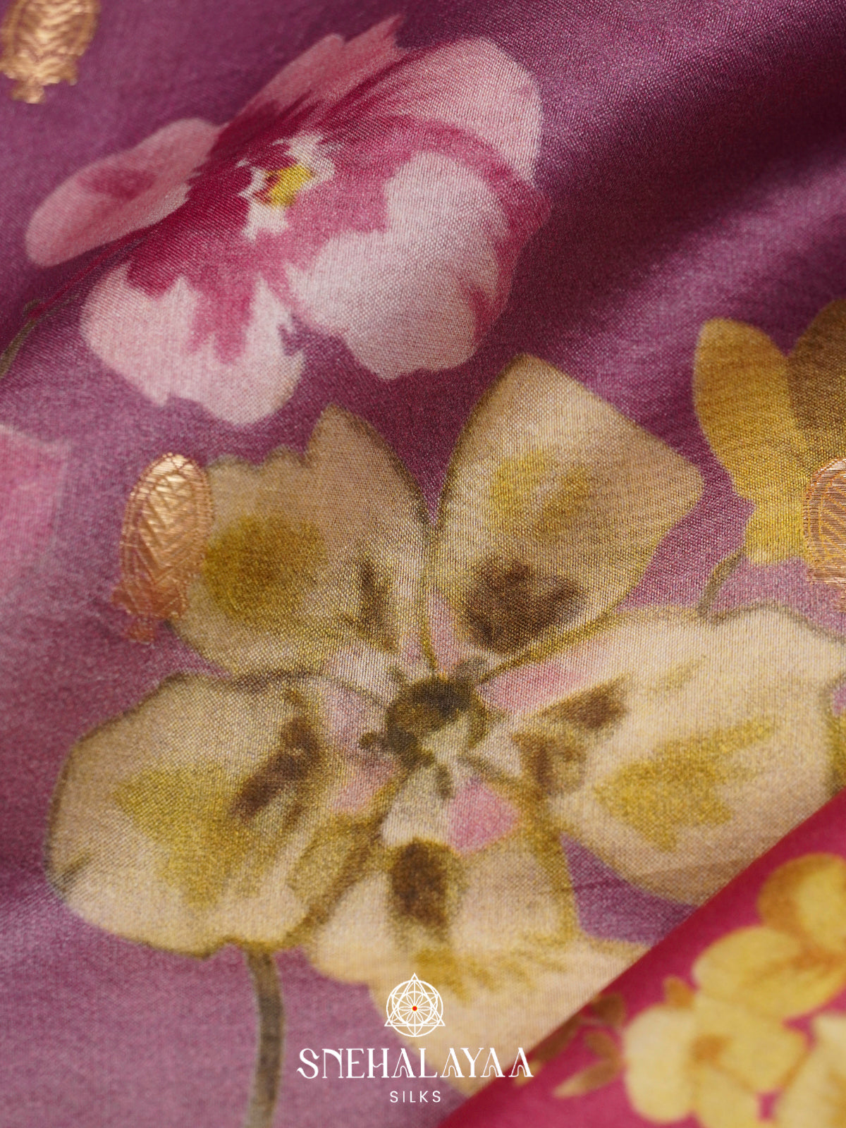 Meganta Raw Silk Saree