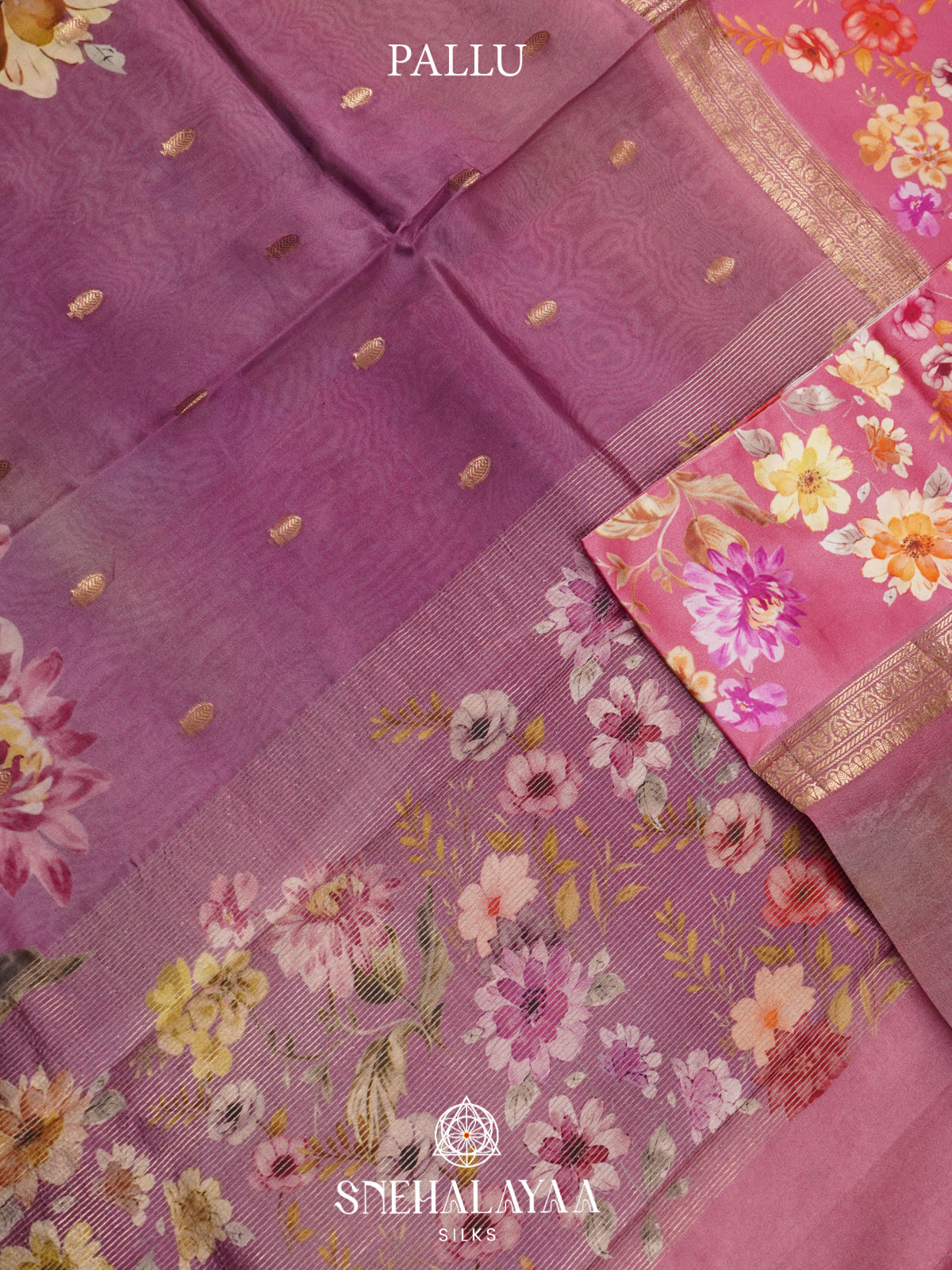 Meganta Raw Silk Saree