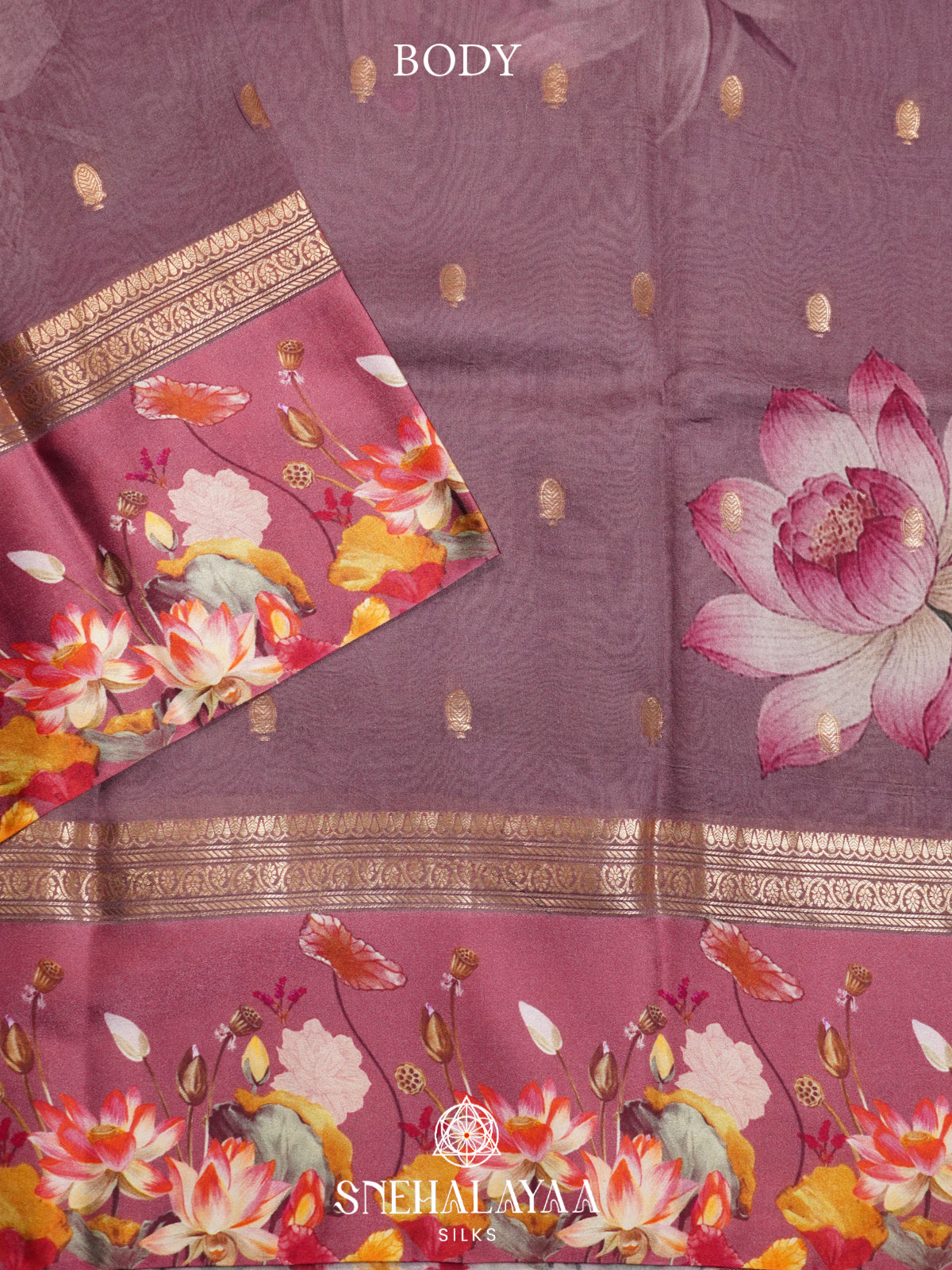 Meganta Raw Silk Saree