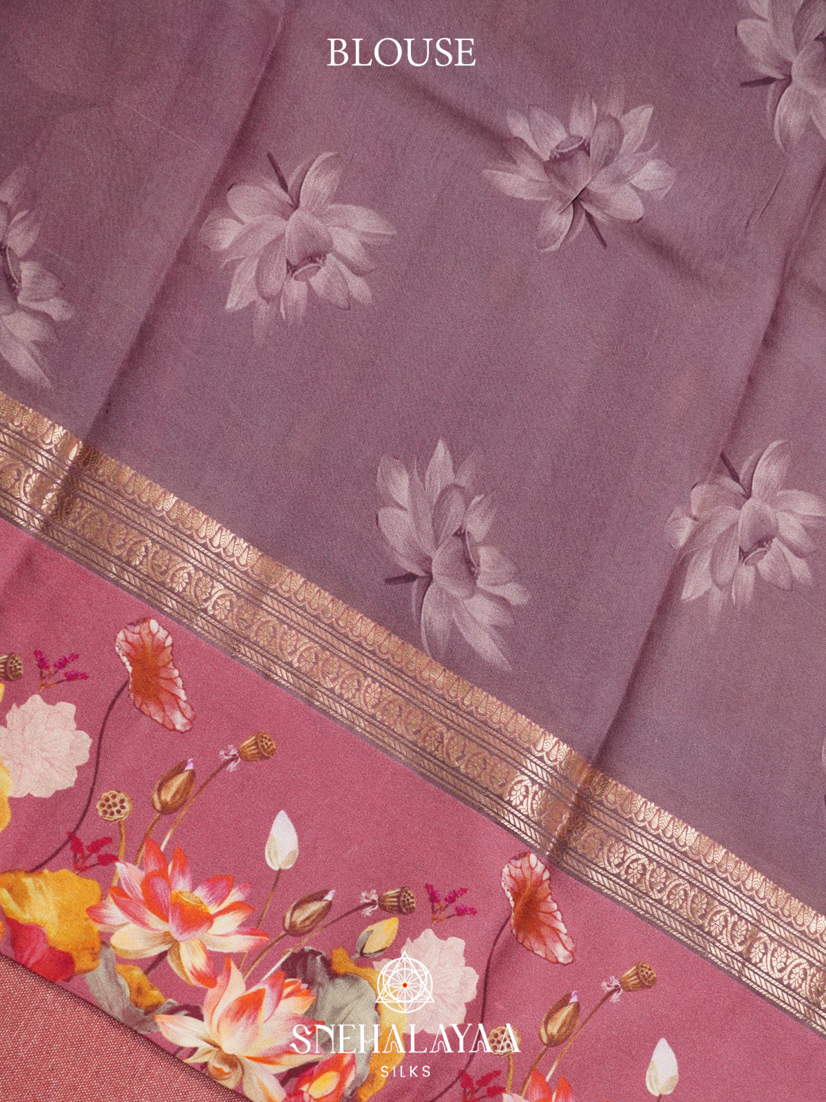 Meganta Raw Silk Saree