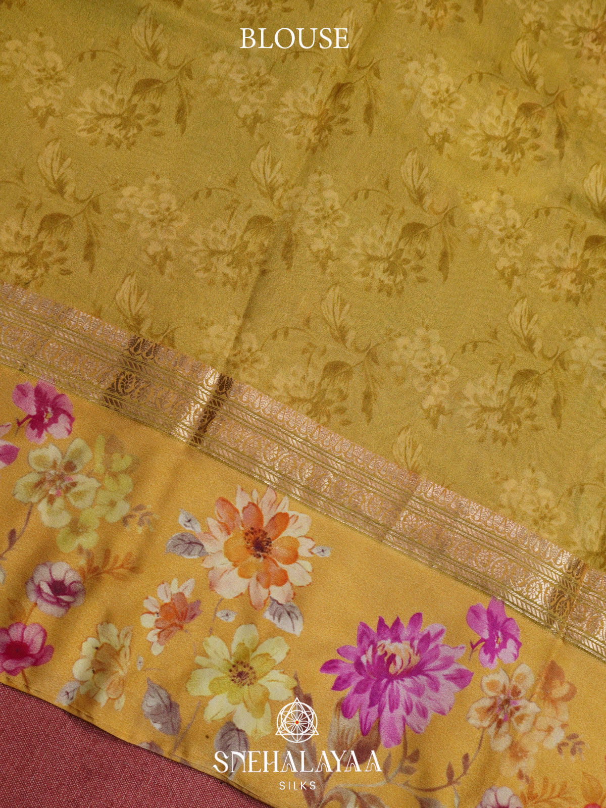 Mehendi Green Raw Silk Saree