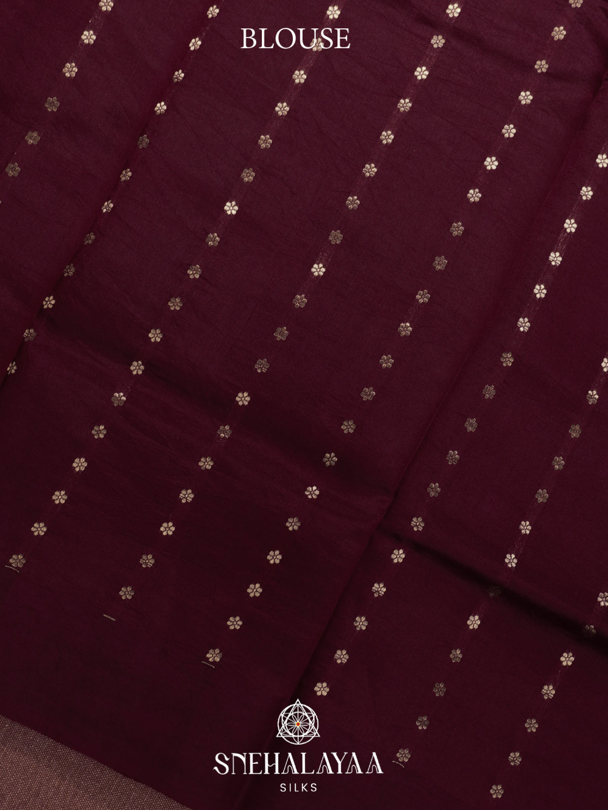Maroon Raw Silk Saree