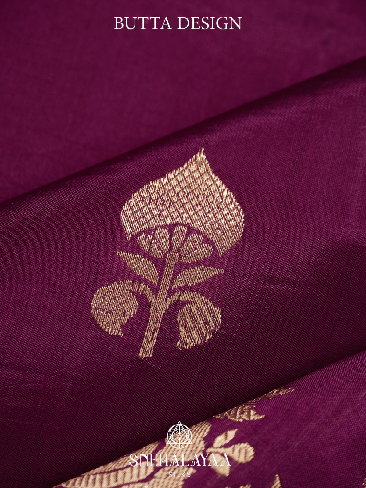 Magenta Raw Silk Saree
