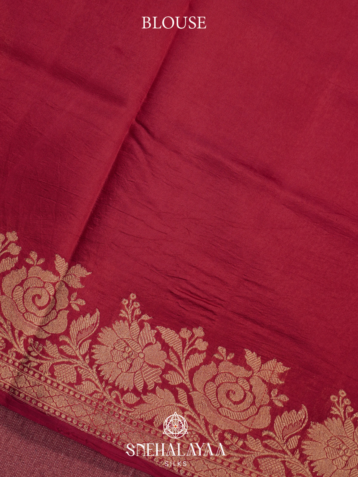 Red Raw Silk Saree