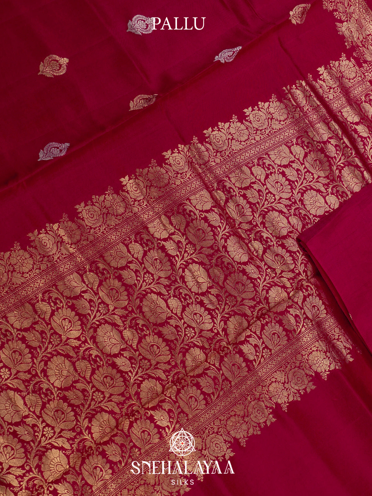Maroon Raw Silk Saree