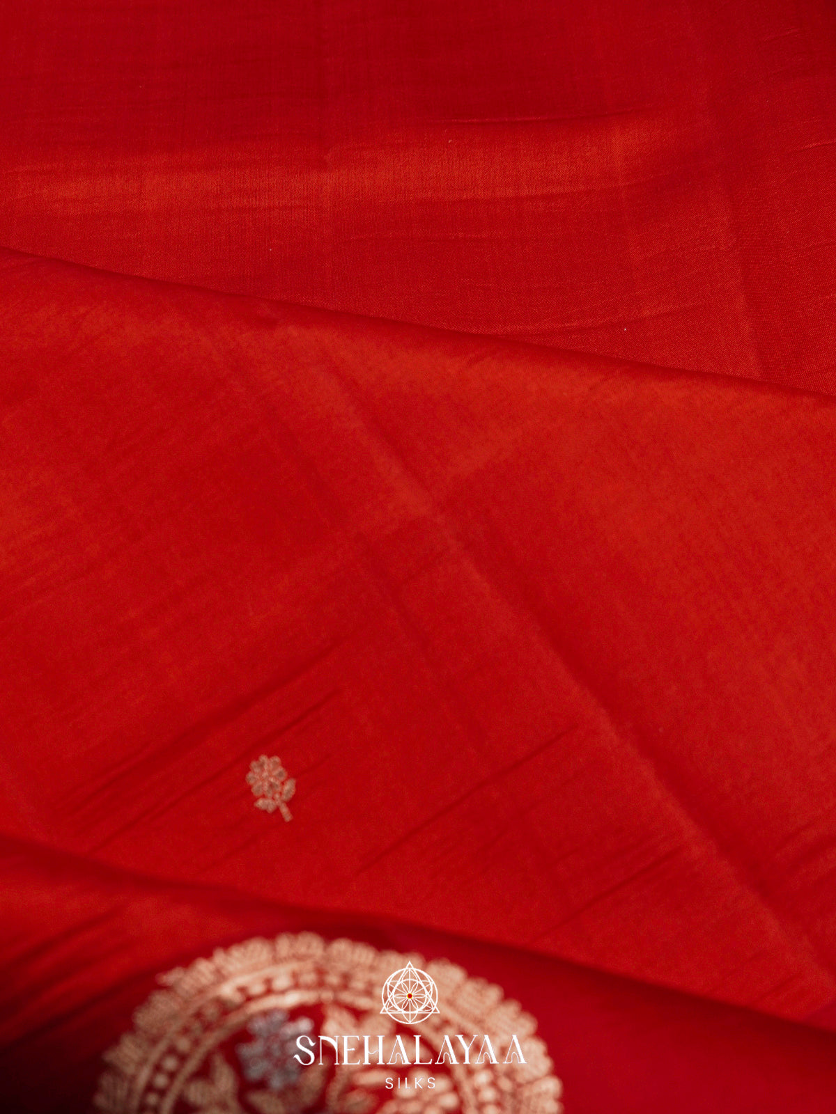 Red Raw Silk Saree