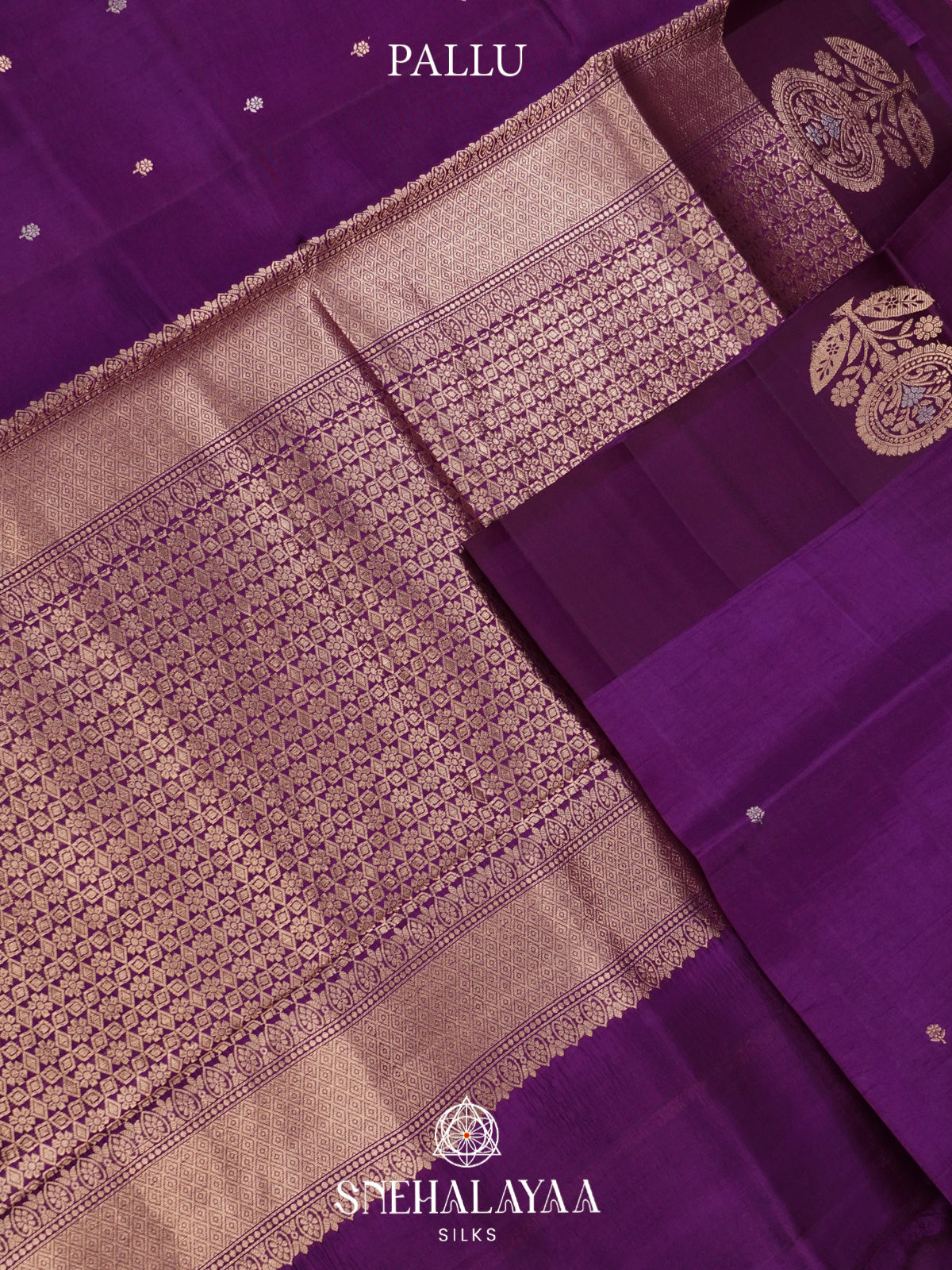 Purple Raw Silk Saree