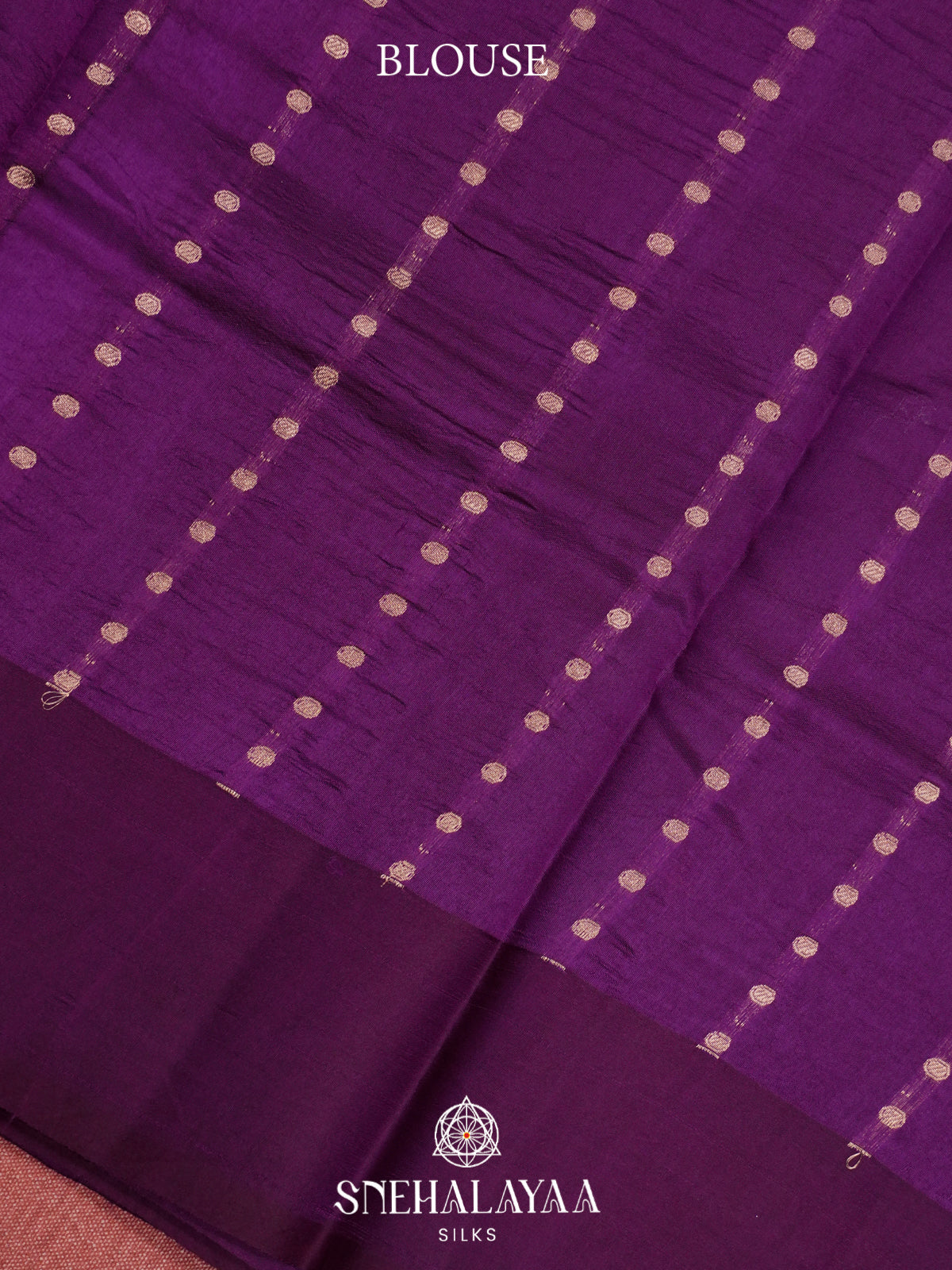 Purple Raw Silk Saree
