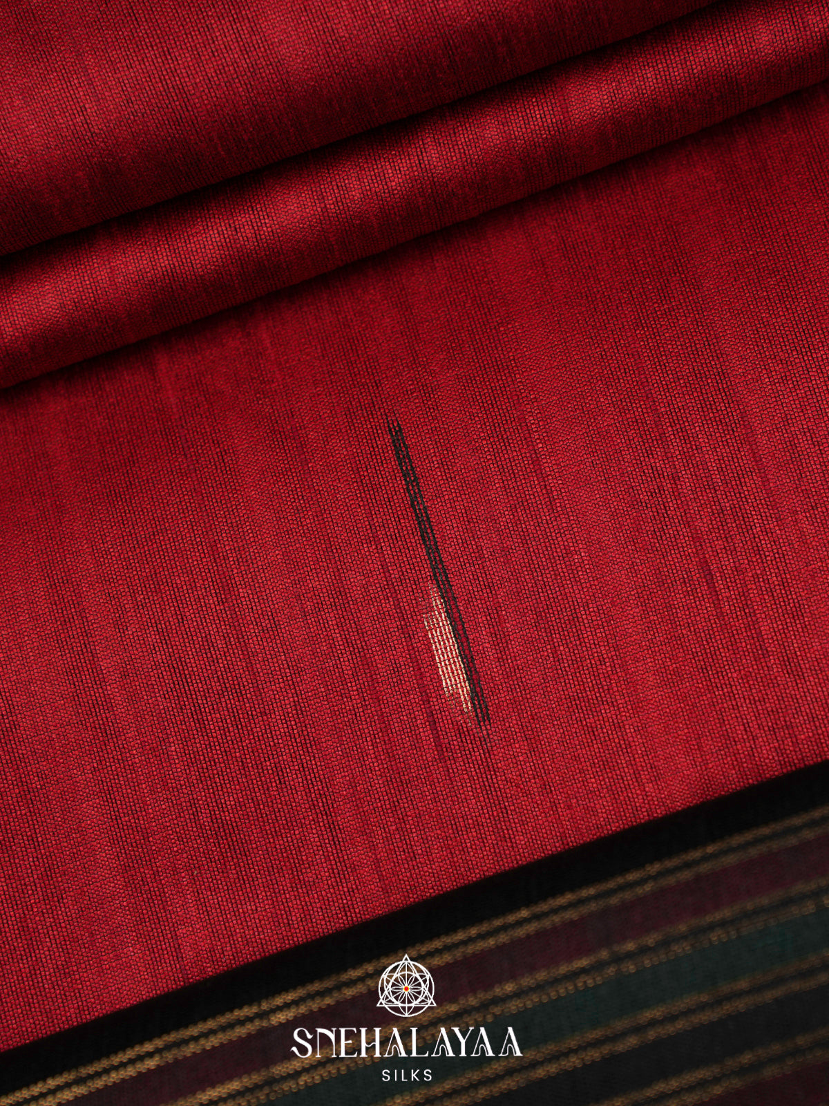 Ruby Red Matka Tussar Saree
