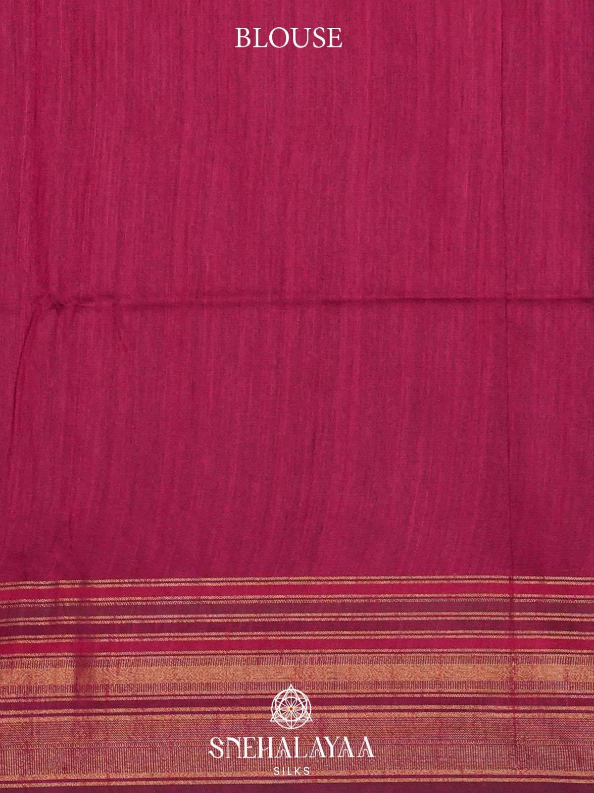 Navy Blue Matka Tussar Saree