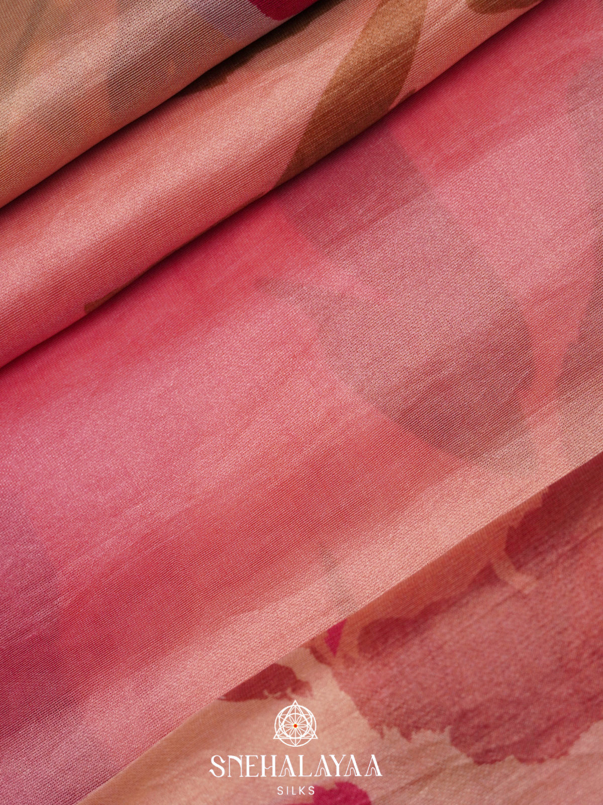Pink Tussar Saree
