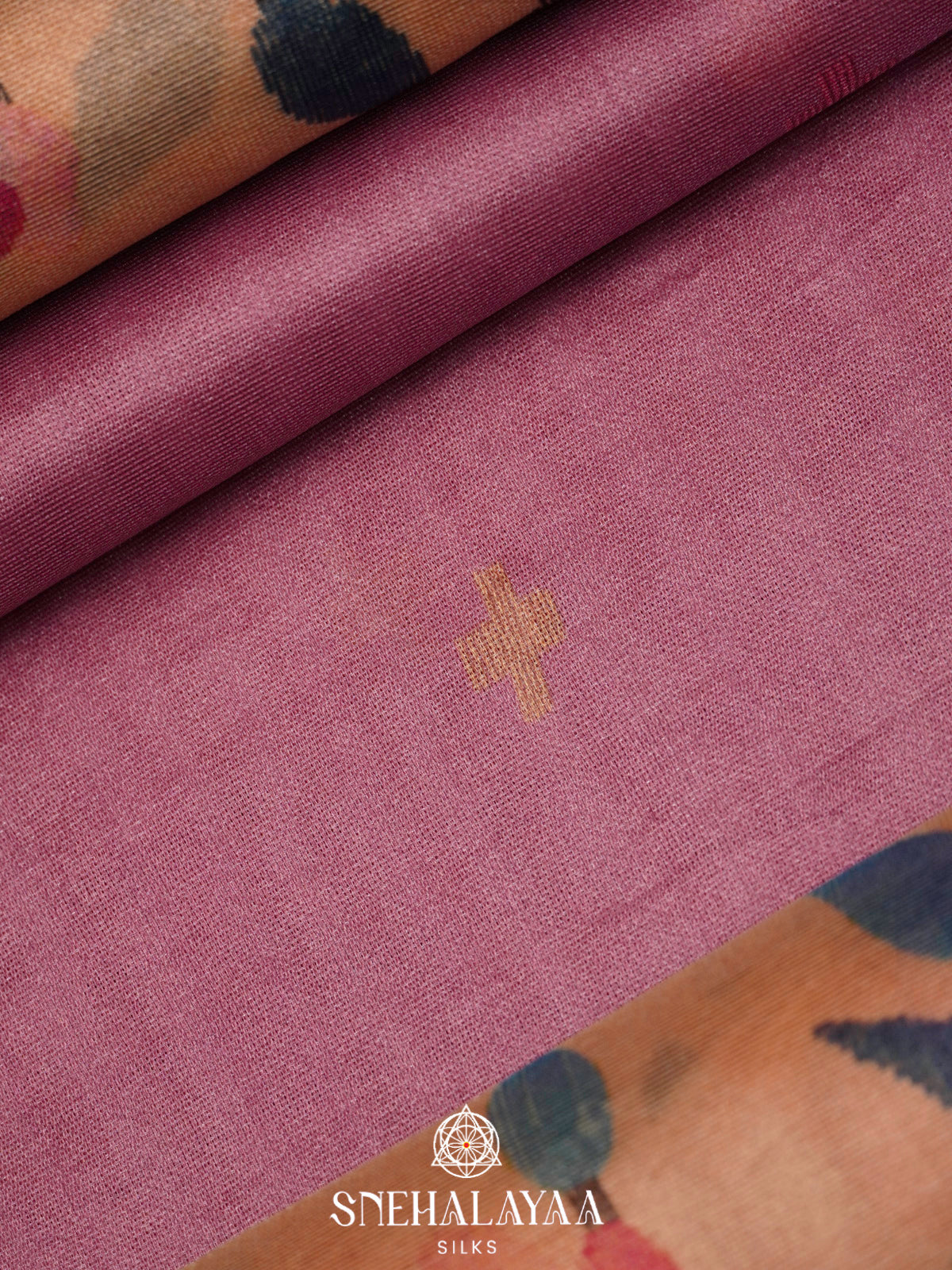 Mauve Tussar Saree