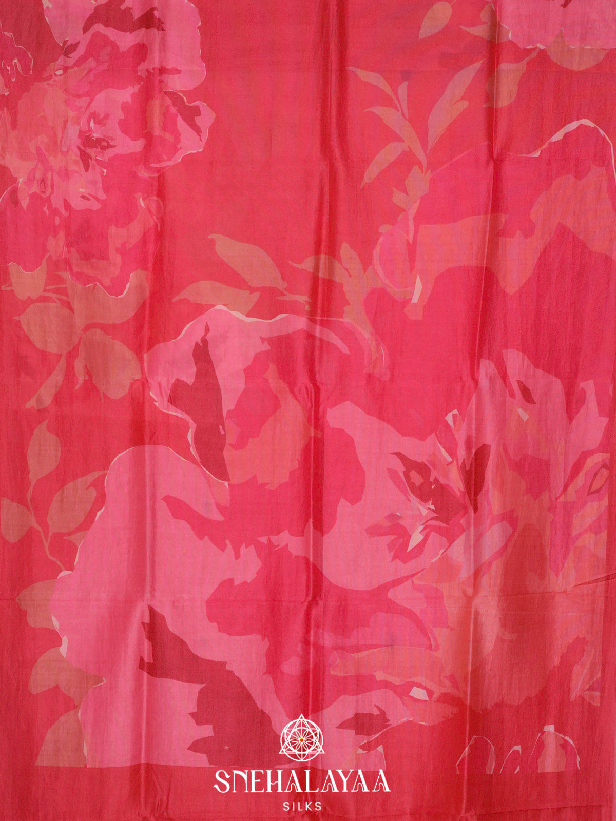 Pink Tussar Saree