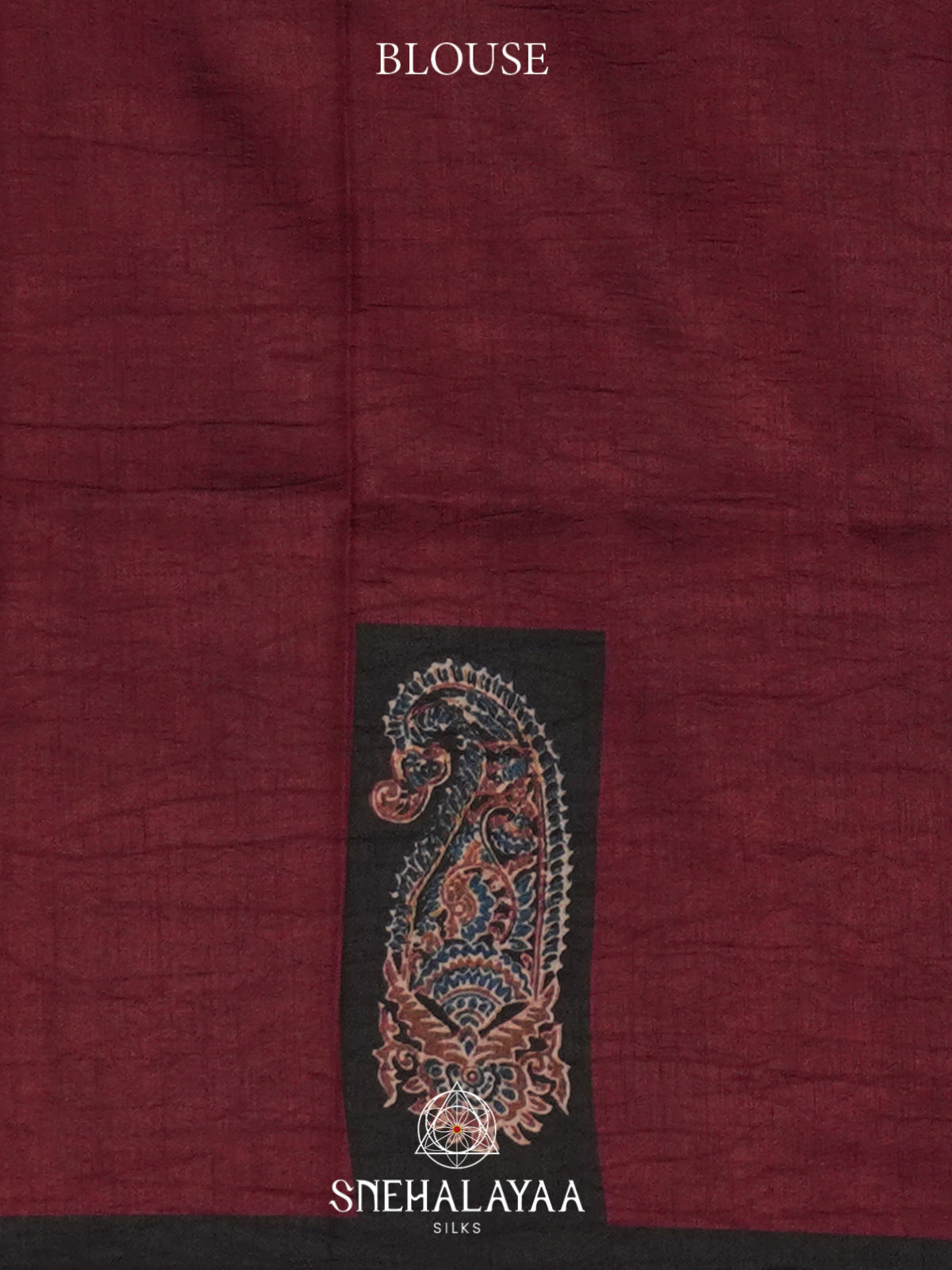 Maroon Dola Saree