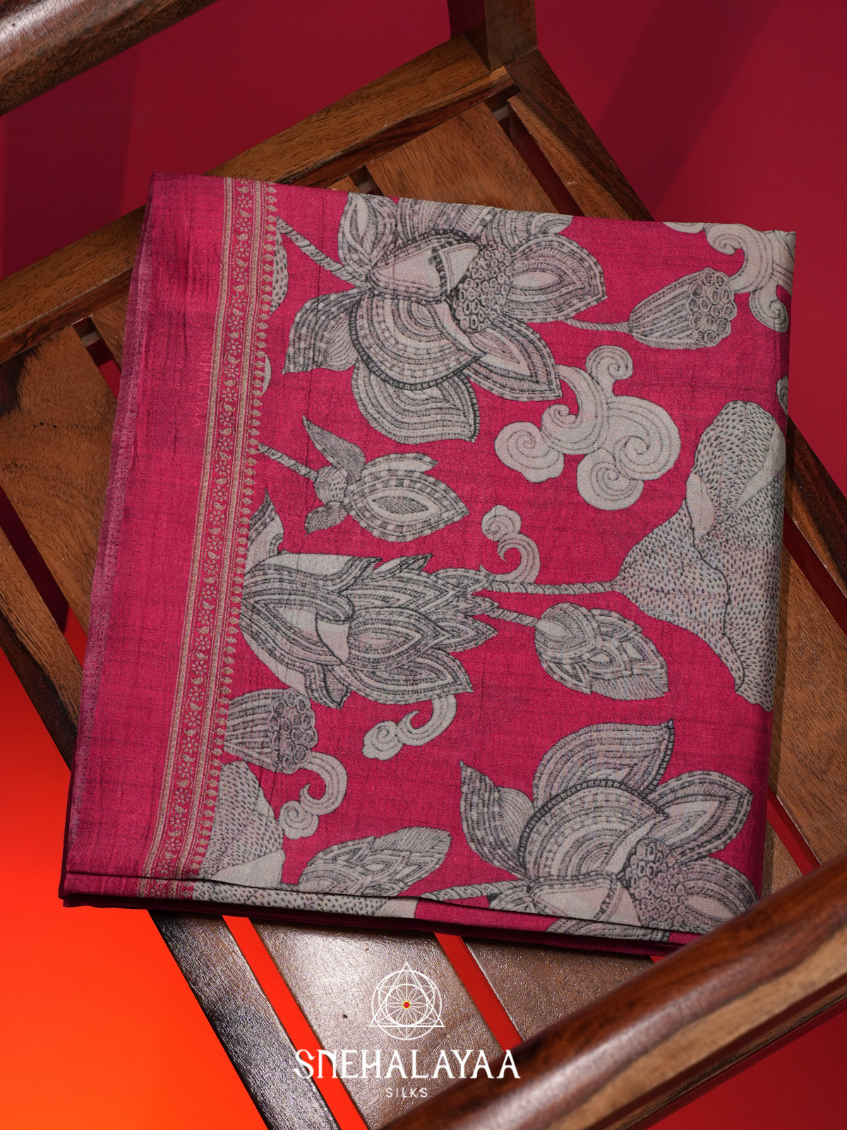 Pink Dola Saree