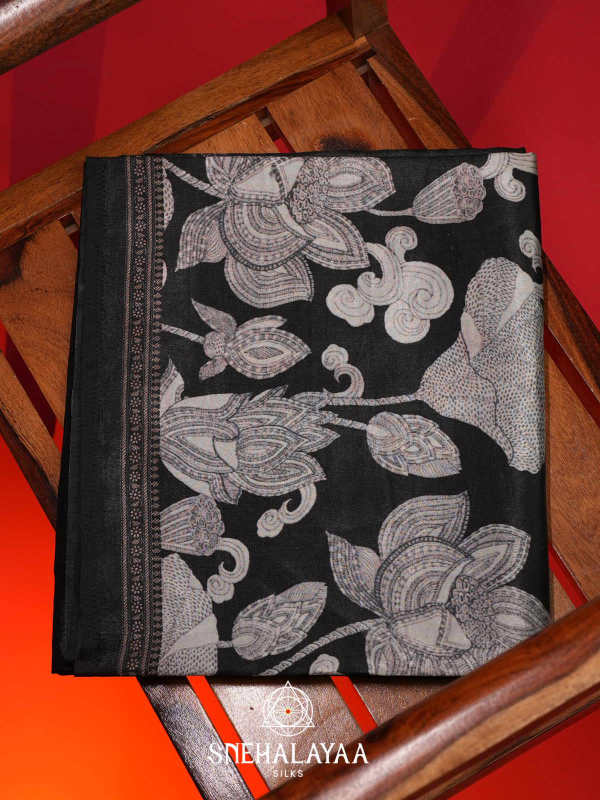 Black Dola Saree