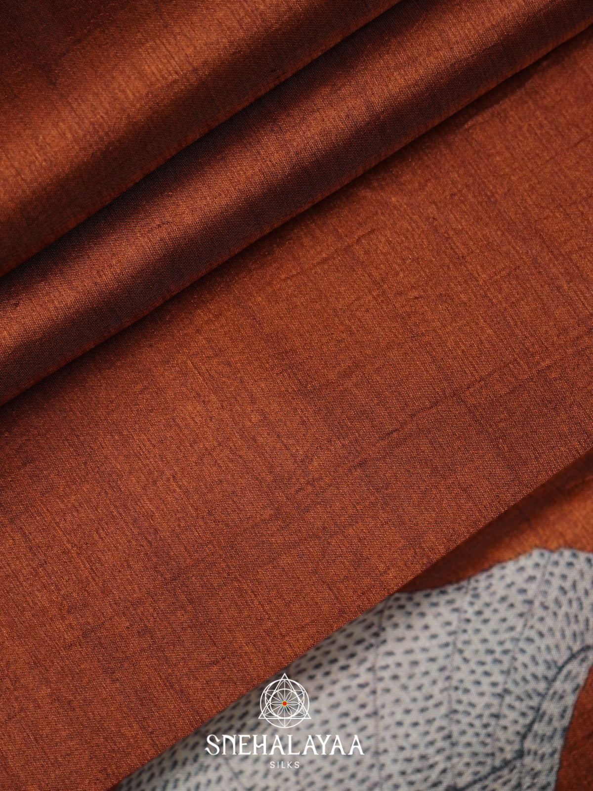 Terracotta Dola Saree