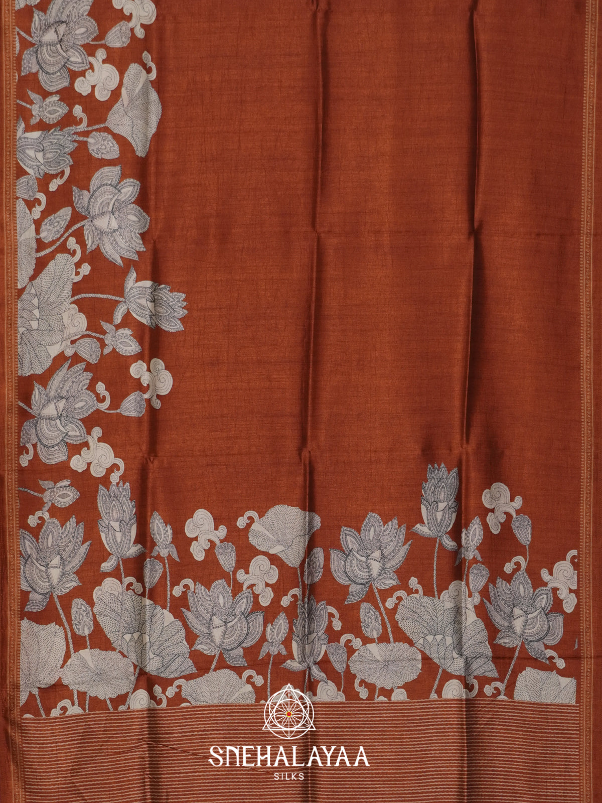 Terracotta Dola Saree
