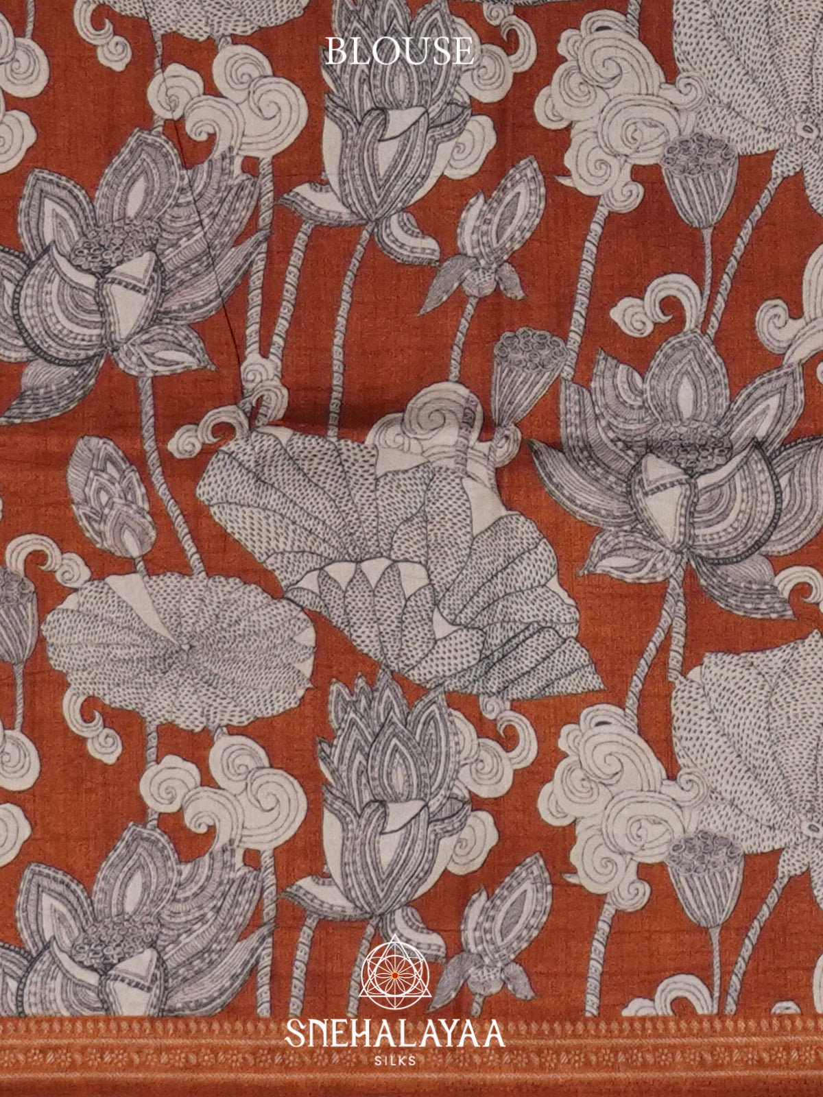 Terracotta Dola Saree
