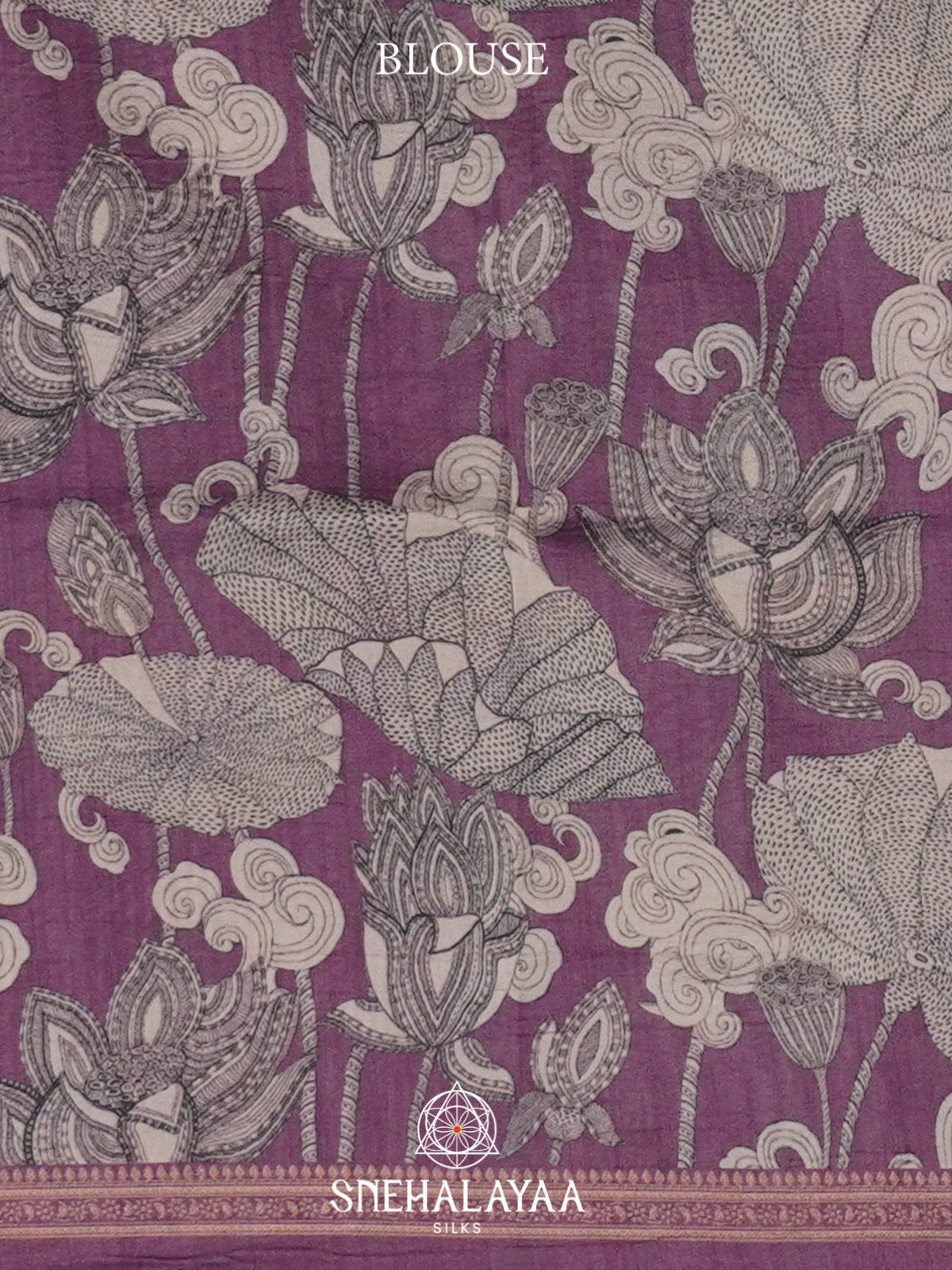 Dusty Purple Dola Saree