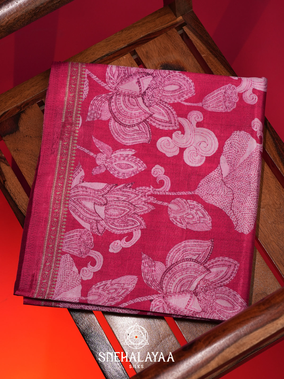 Pink Dola Saree