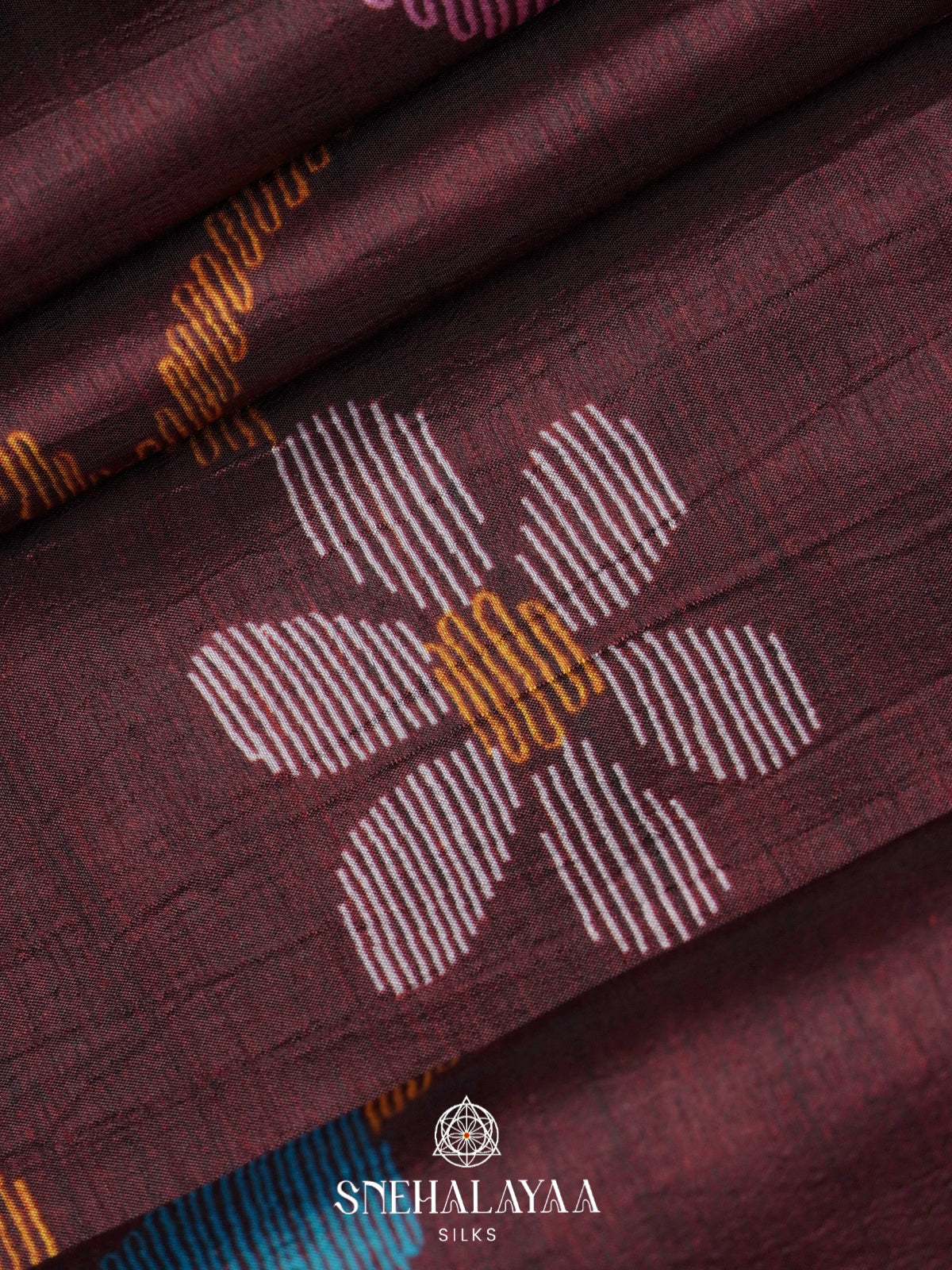 Brown Dola Saree