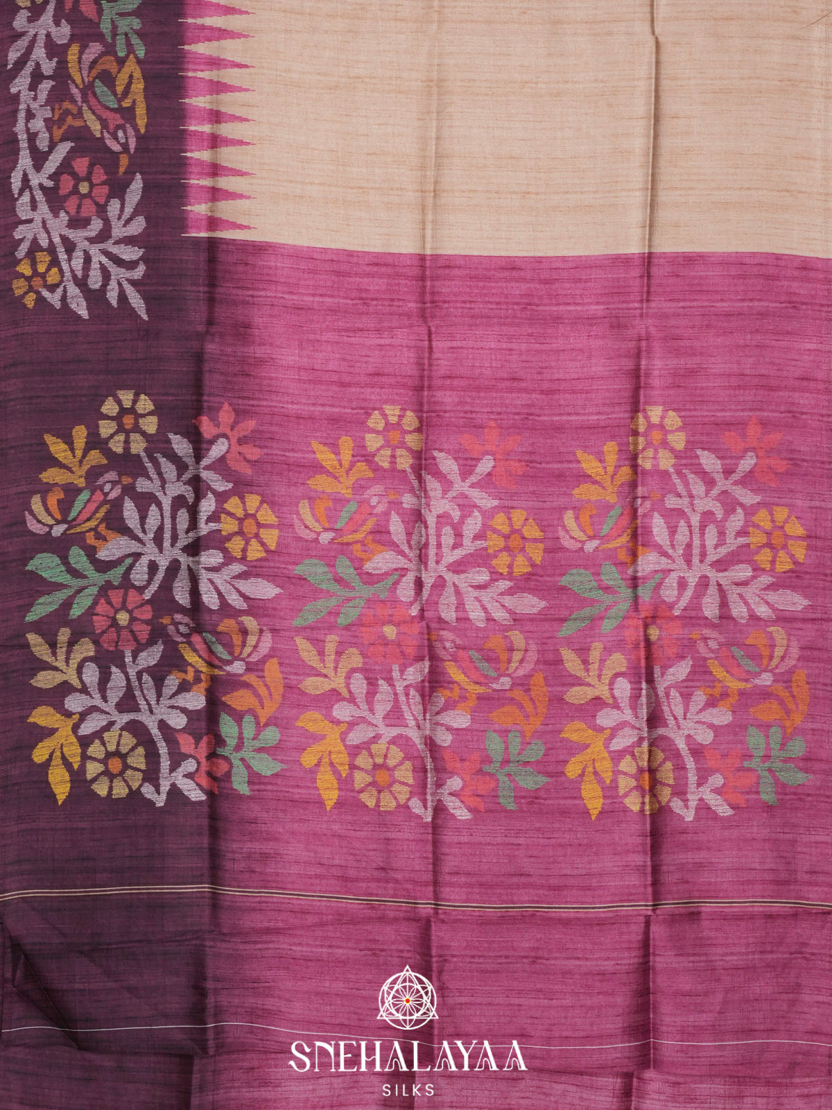 Beige Dola Saree