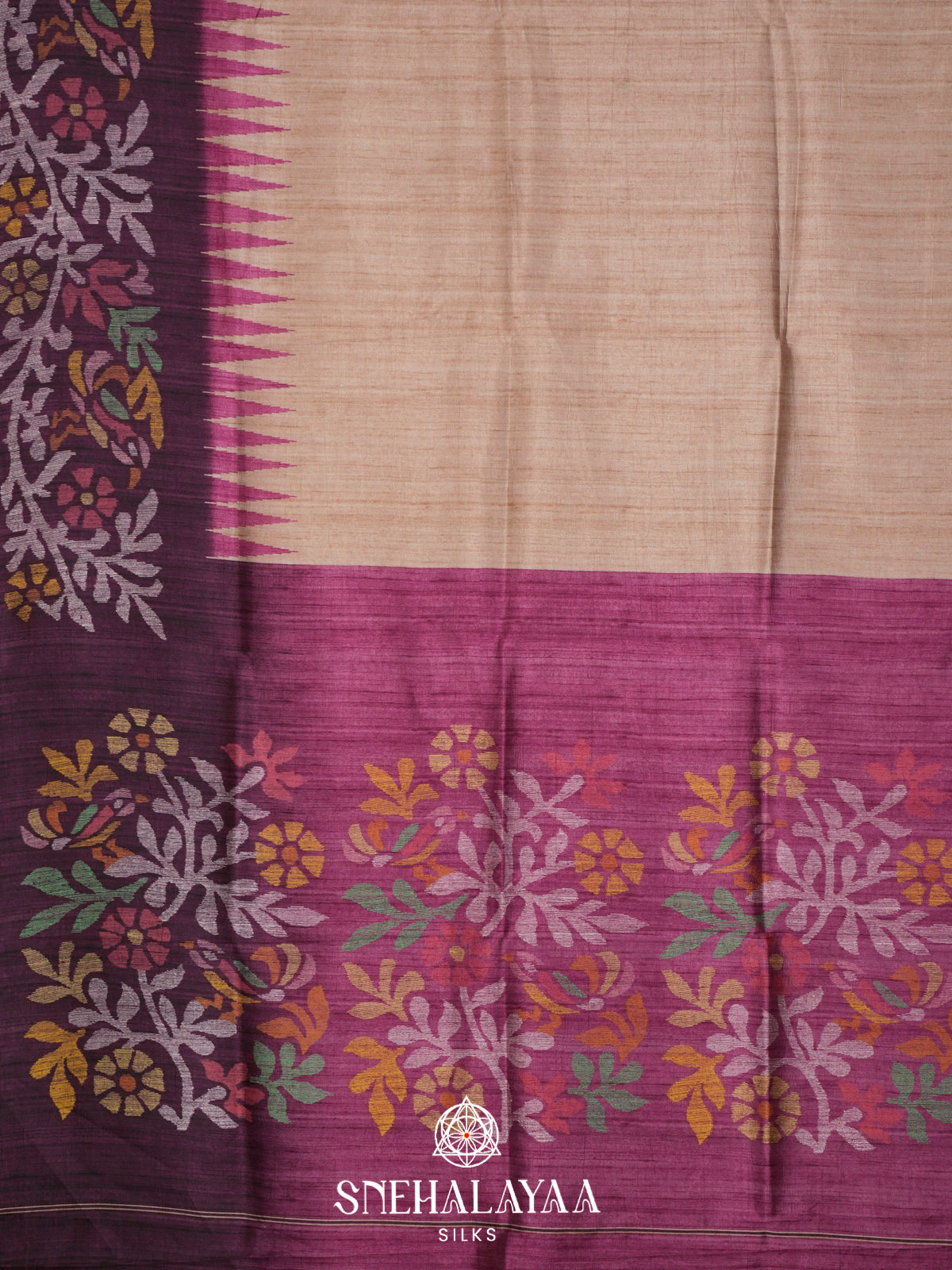 Beige Dola Saree
