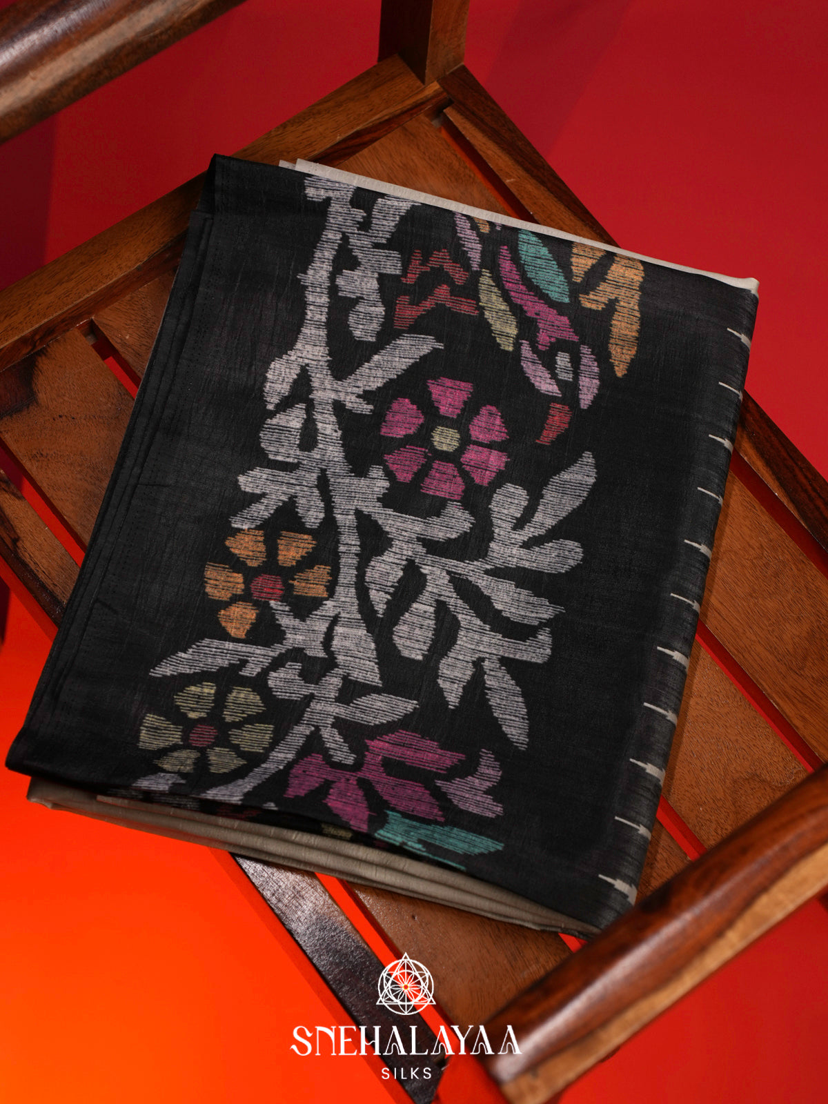 Grey Dola Saree