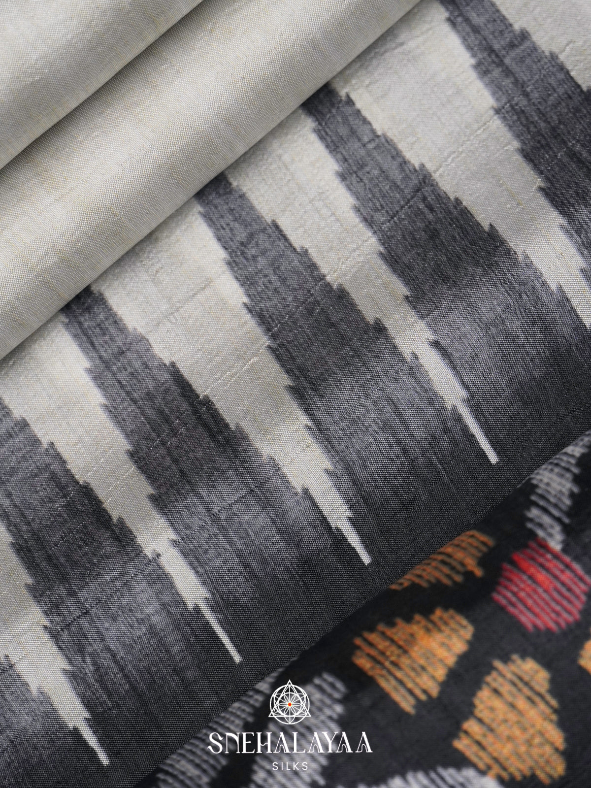 Grey Dola Saree