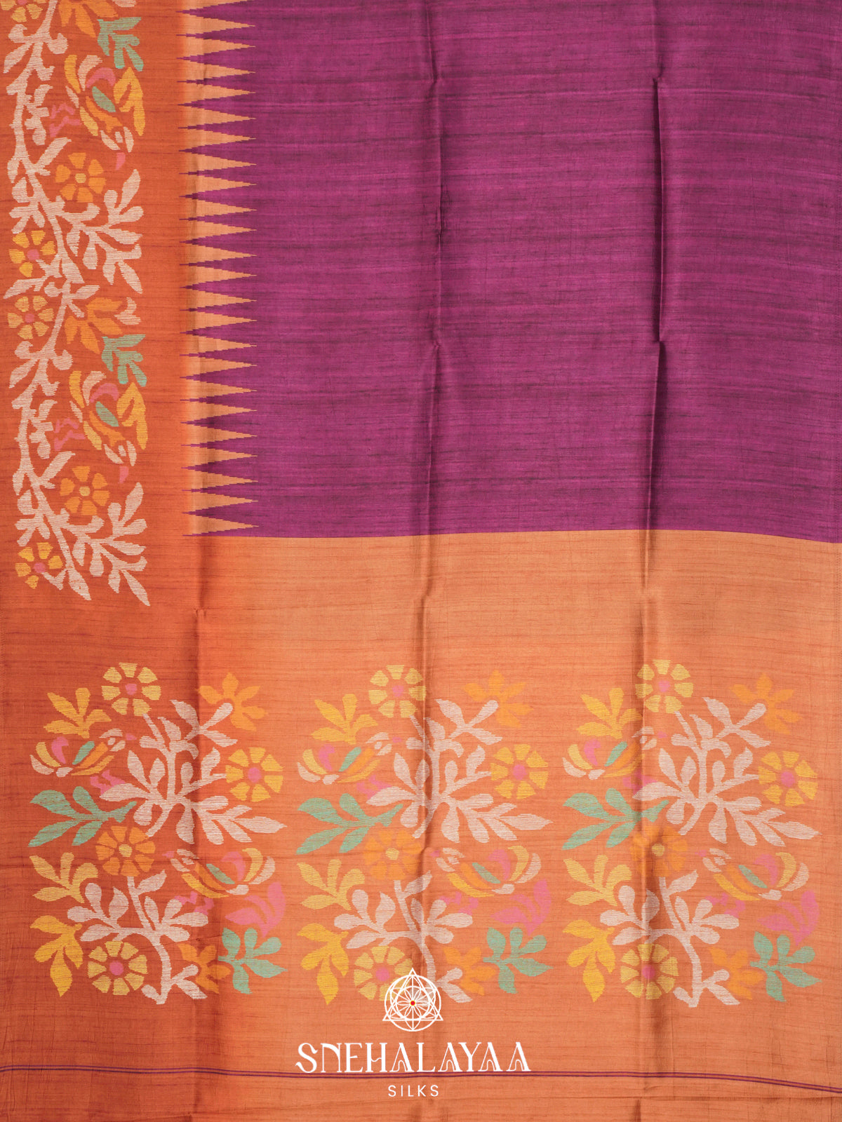 Magenta Dola Saree