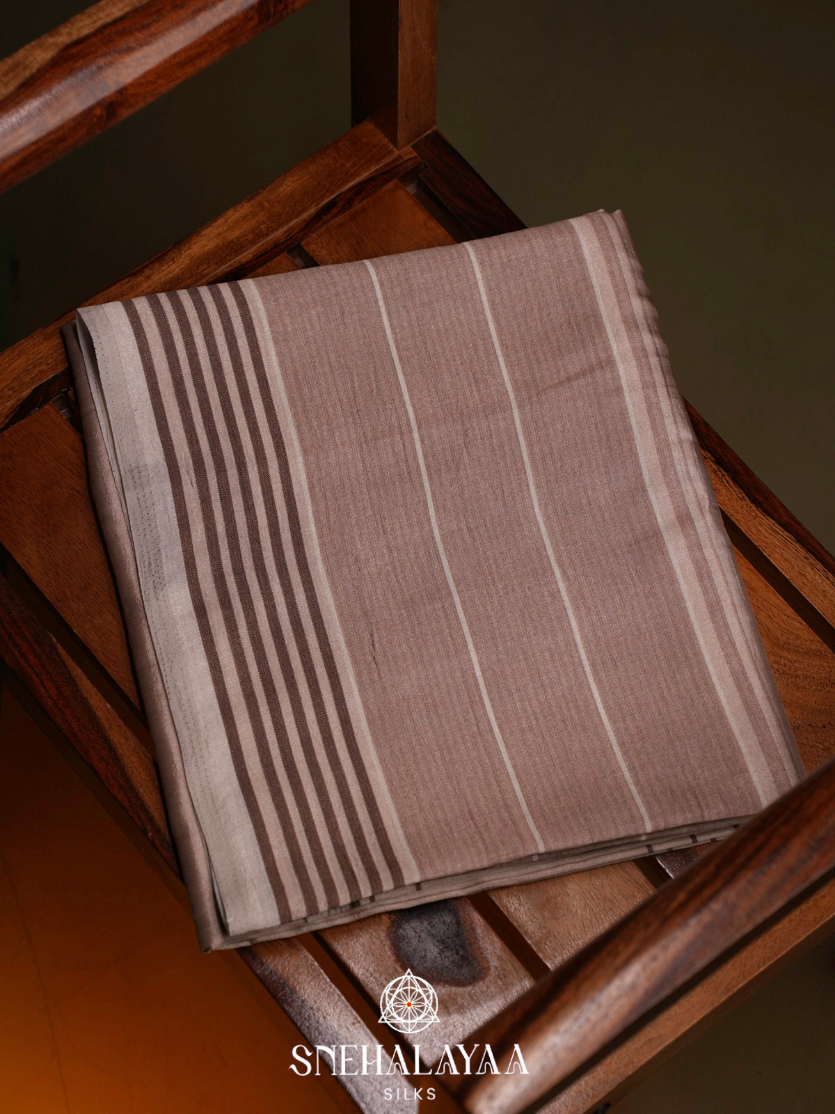 Taupe Dola Saree