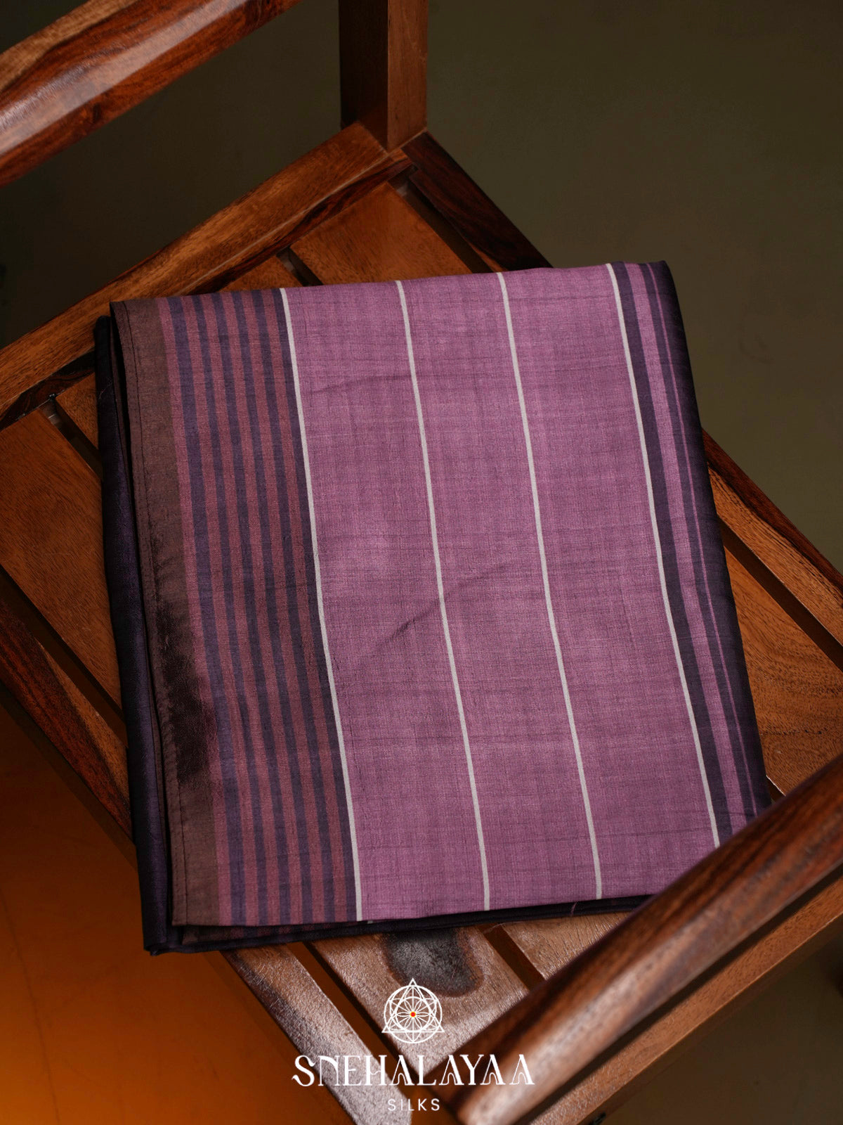 Purple Dola Saree