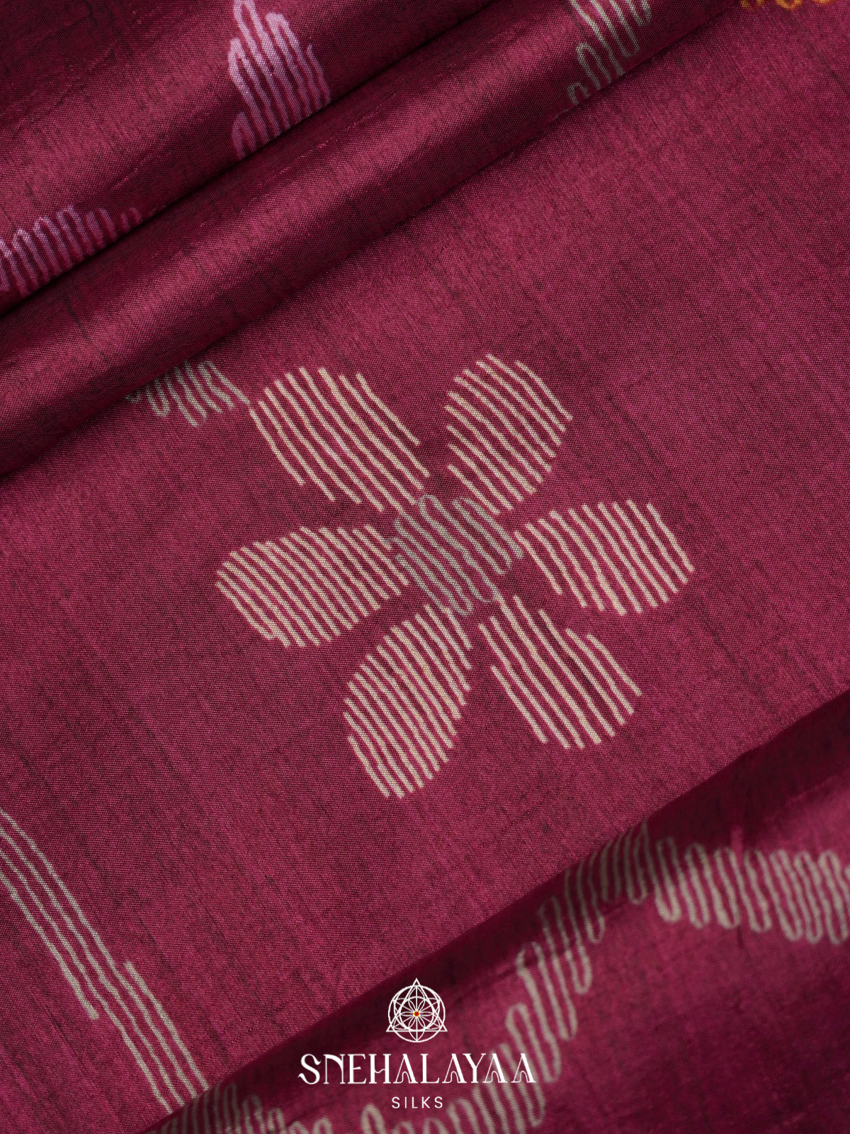 Maroon Dola Saree