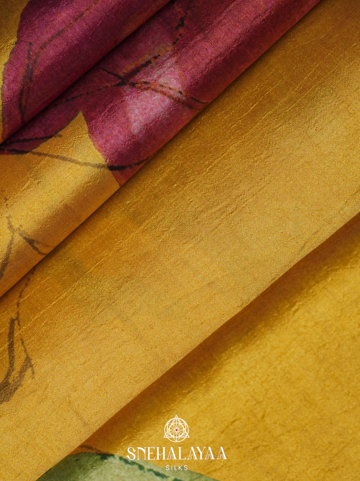 Yellow Dola Saree