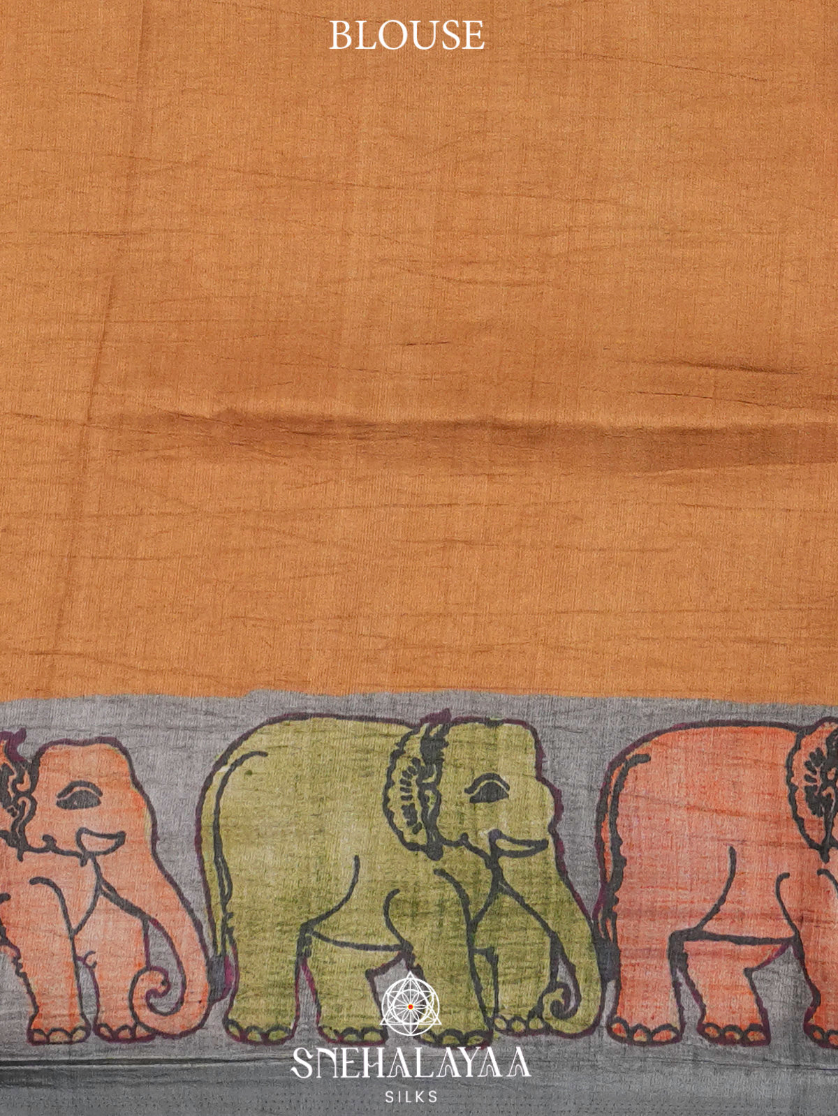 Coral Peach Dola Saree
