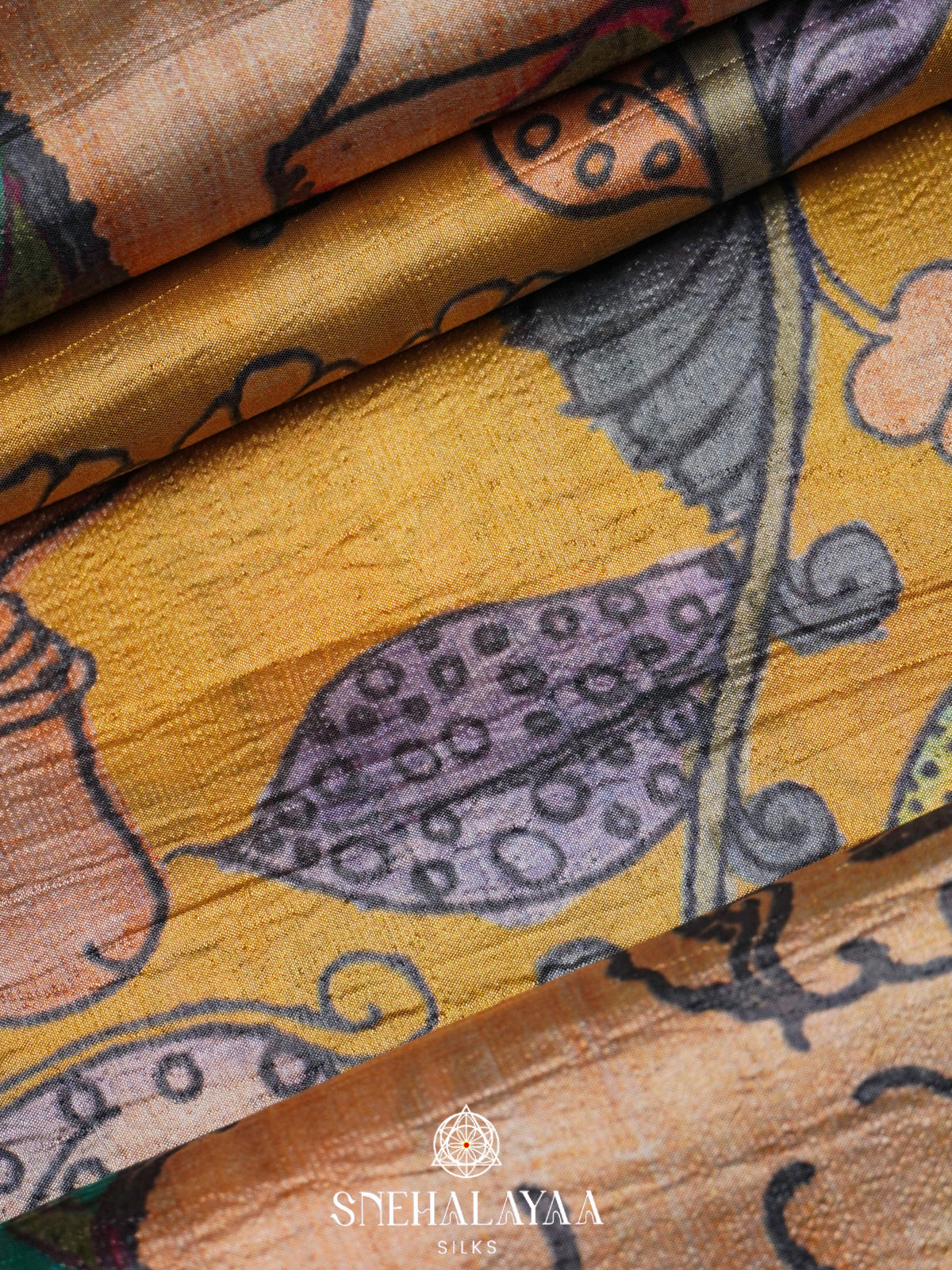 Yellow Dola Saree