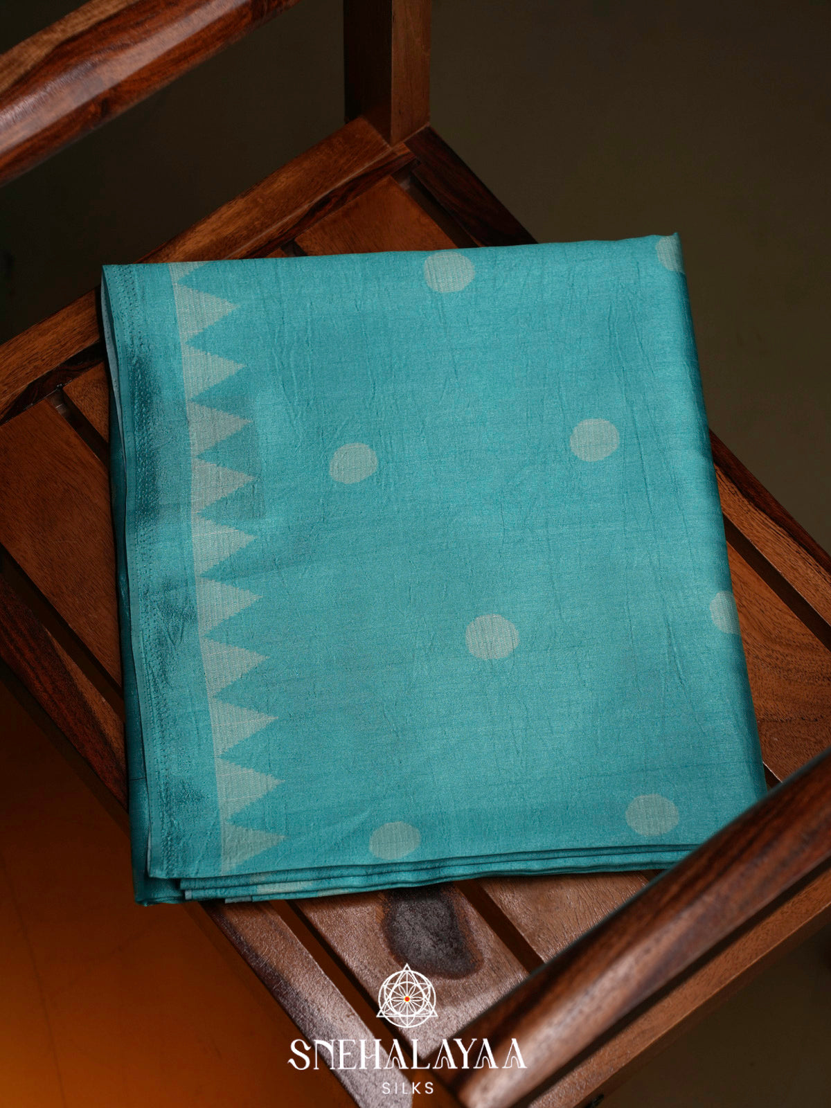 Blue Dola Saree